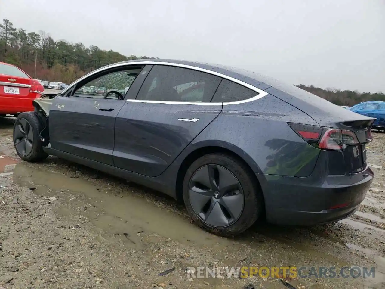 3 Photograph of a damaged car 5YJ3E1EA0LF738134 TESLA MODEL 3 2020