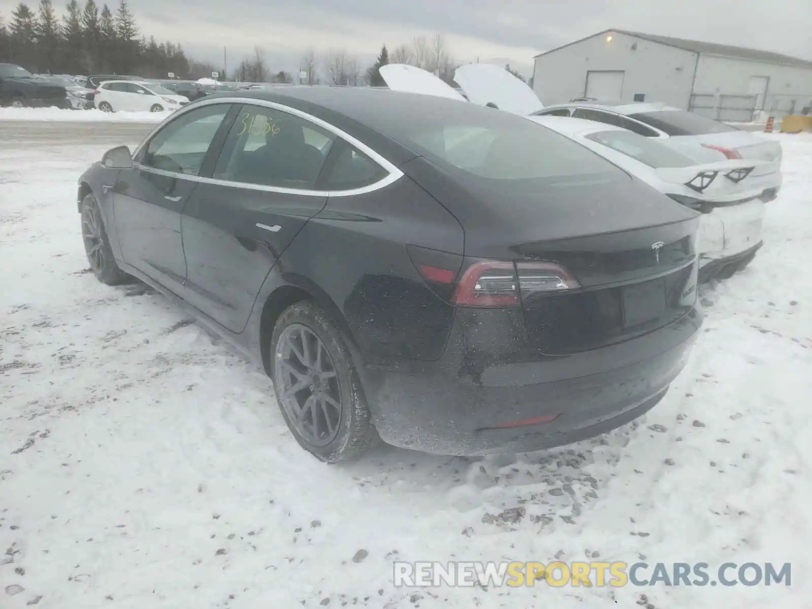 3 Photograph of a damaged car 5YJ3E1EA0LF738439 TESLA MODEL 3 2020