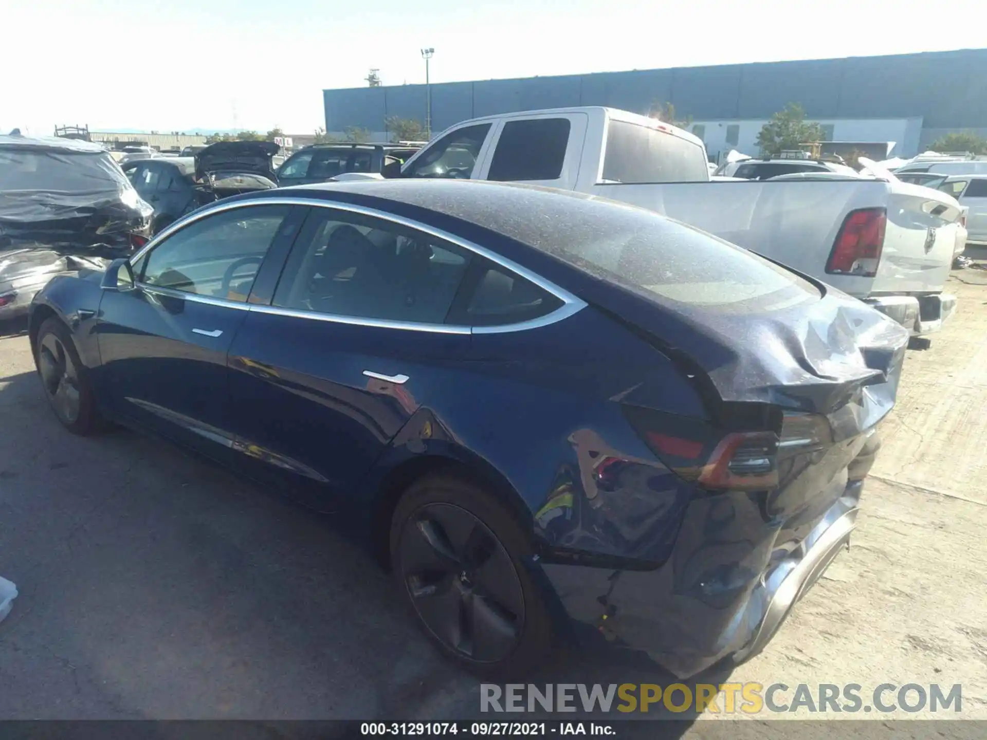 3 Photograph of a damaged car 5YJ3E1EA0LF739848 TESLA MODEL 3 2020