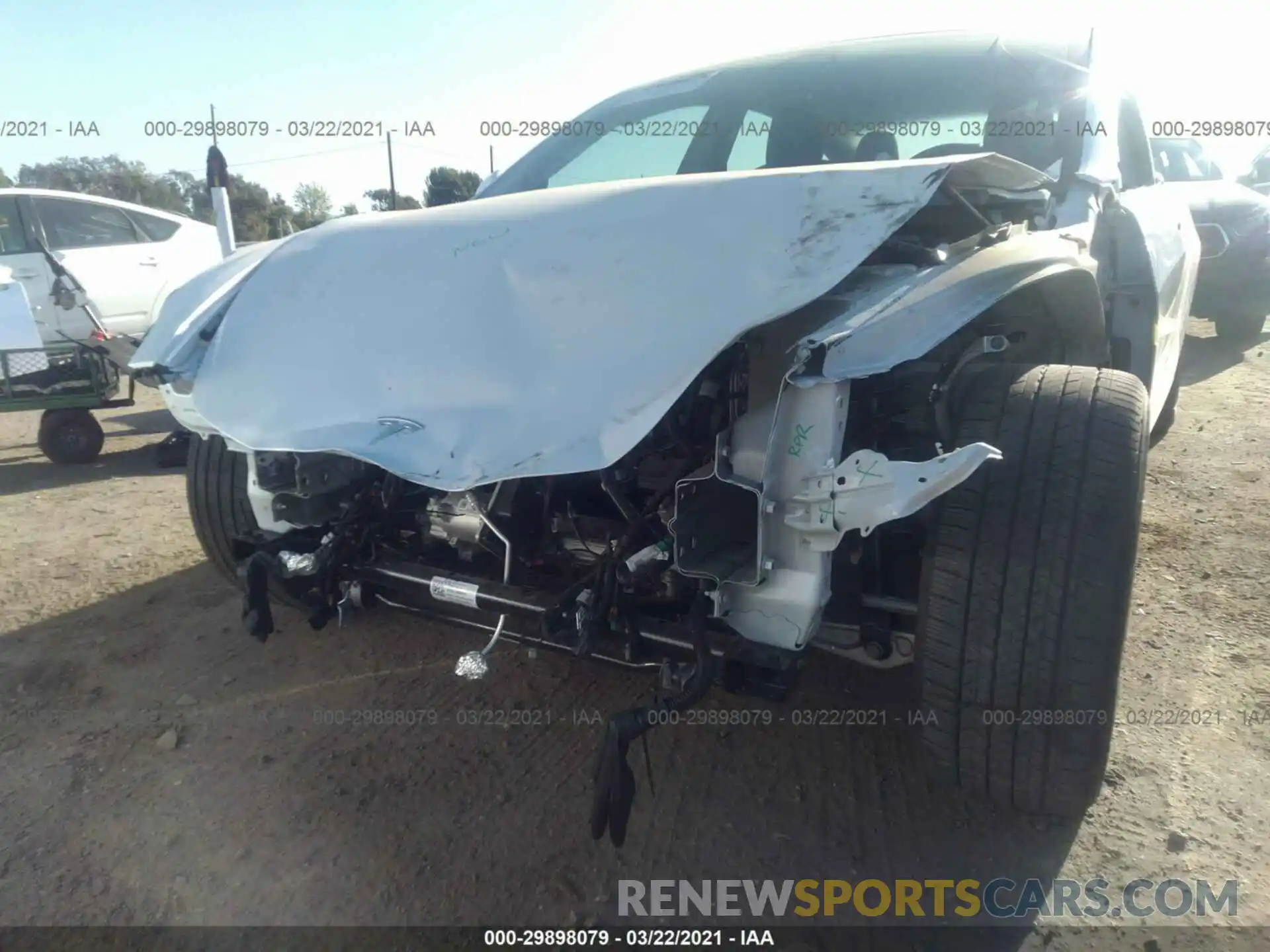 6 Photograph of a damaged car 5YJ3E1EA0LF739977 TESLA MODEL 3 2020