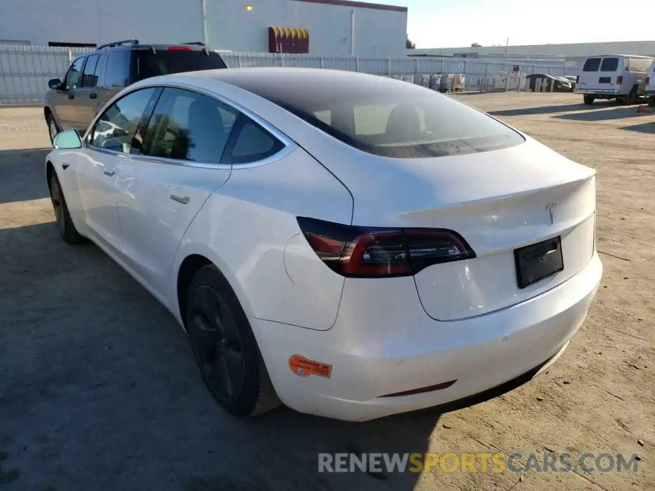 3 Photograph of a damaged car 5YJ3E1EA0LF740000 TESLA MODEL 3 2020