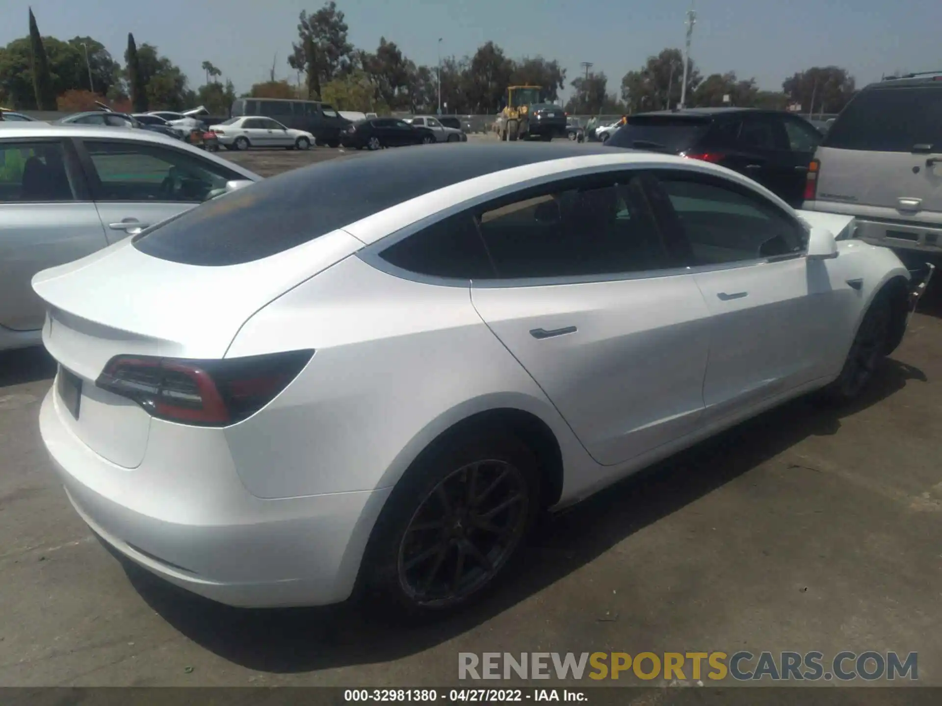 4 Photograph of a damaged car 5YJ3E1EA0LF744841 TESLA MODEL 3 2020