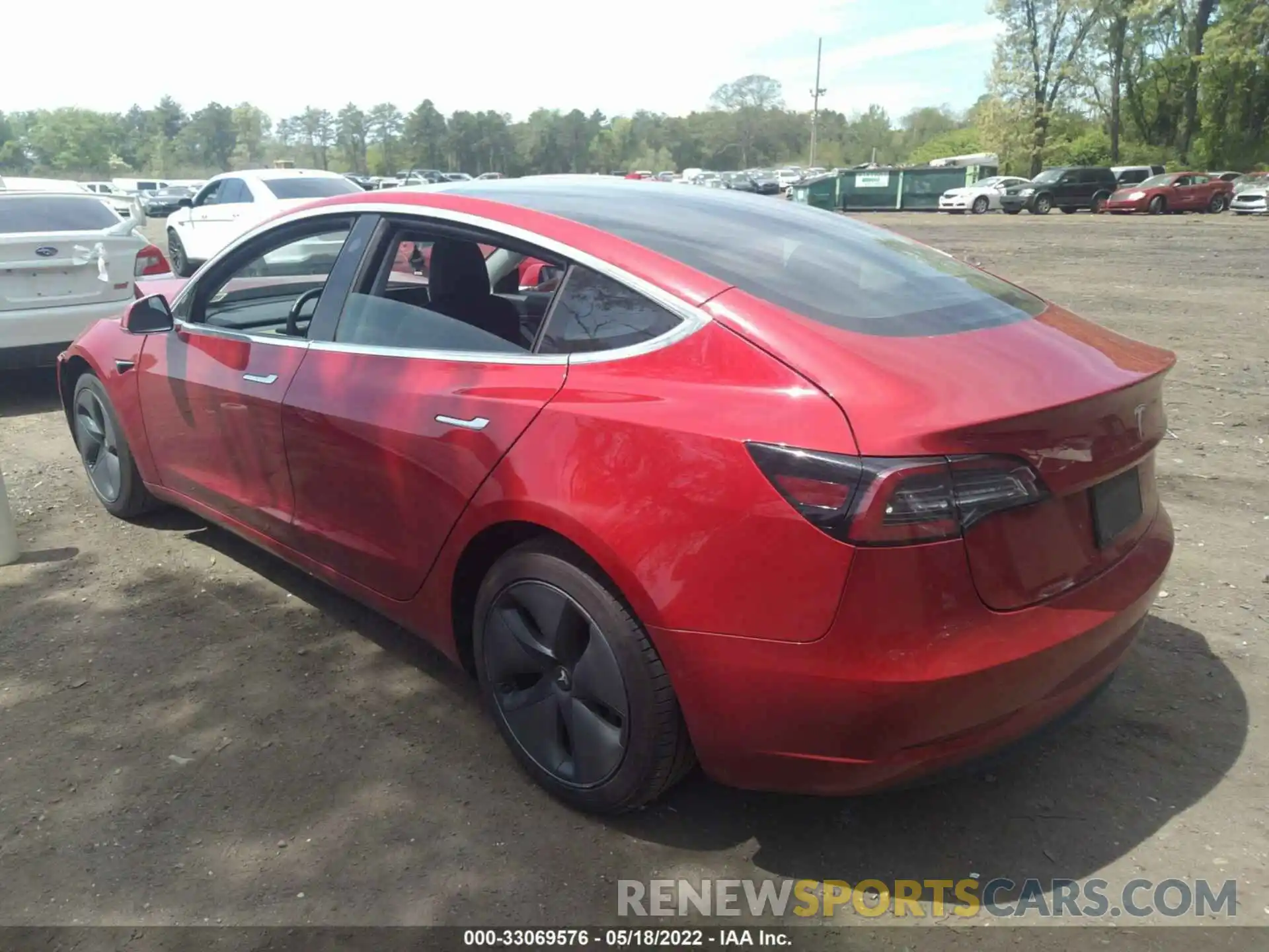 3 Photograph of a damaged car 5YJ3E1EA0LF745648 TESLA MODEL 3 2020