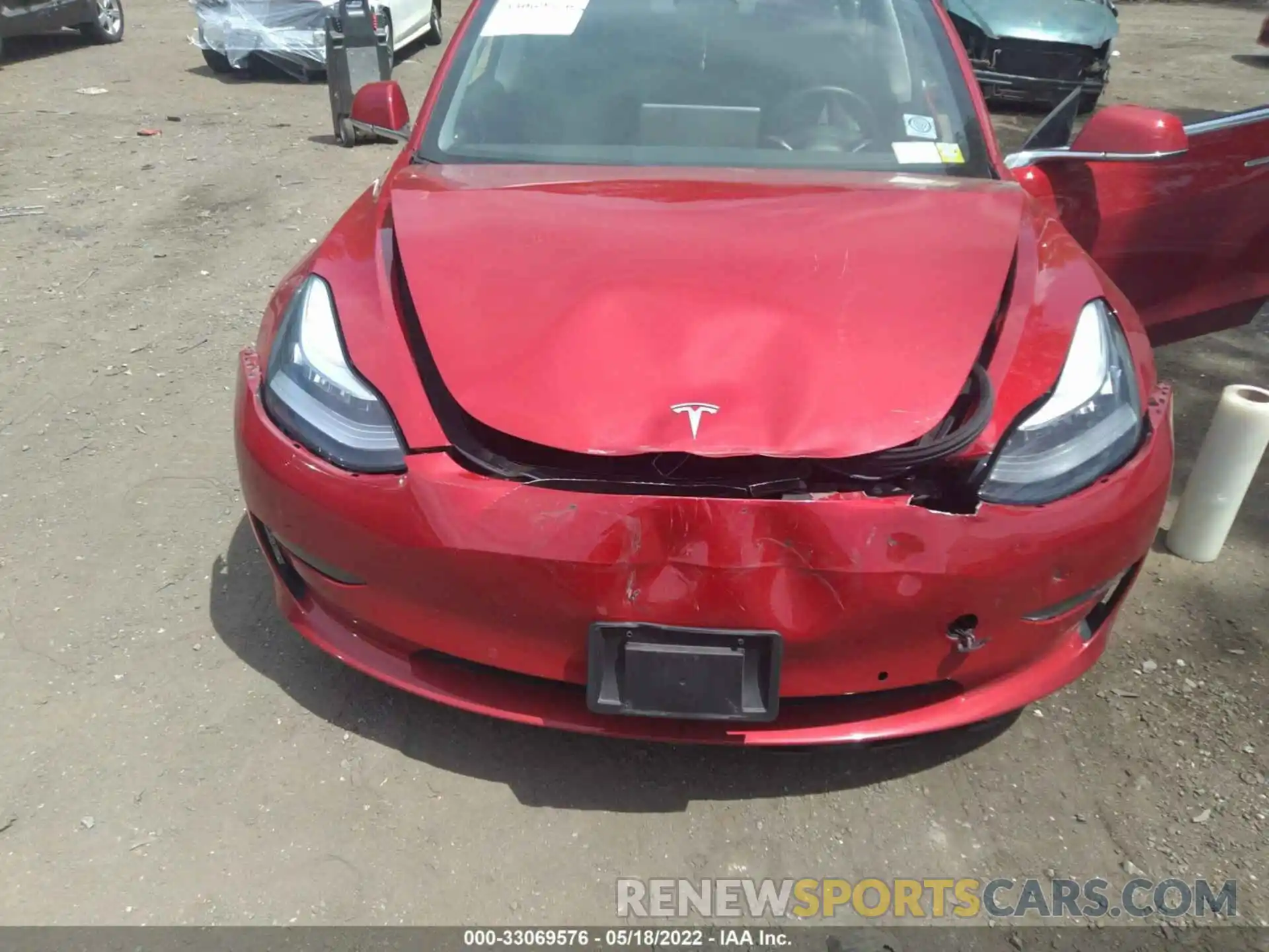 6 Photograph of a damaged car 5YJ3E1EA0LF745648 TESLA MODEL 3 2020