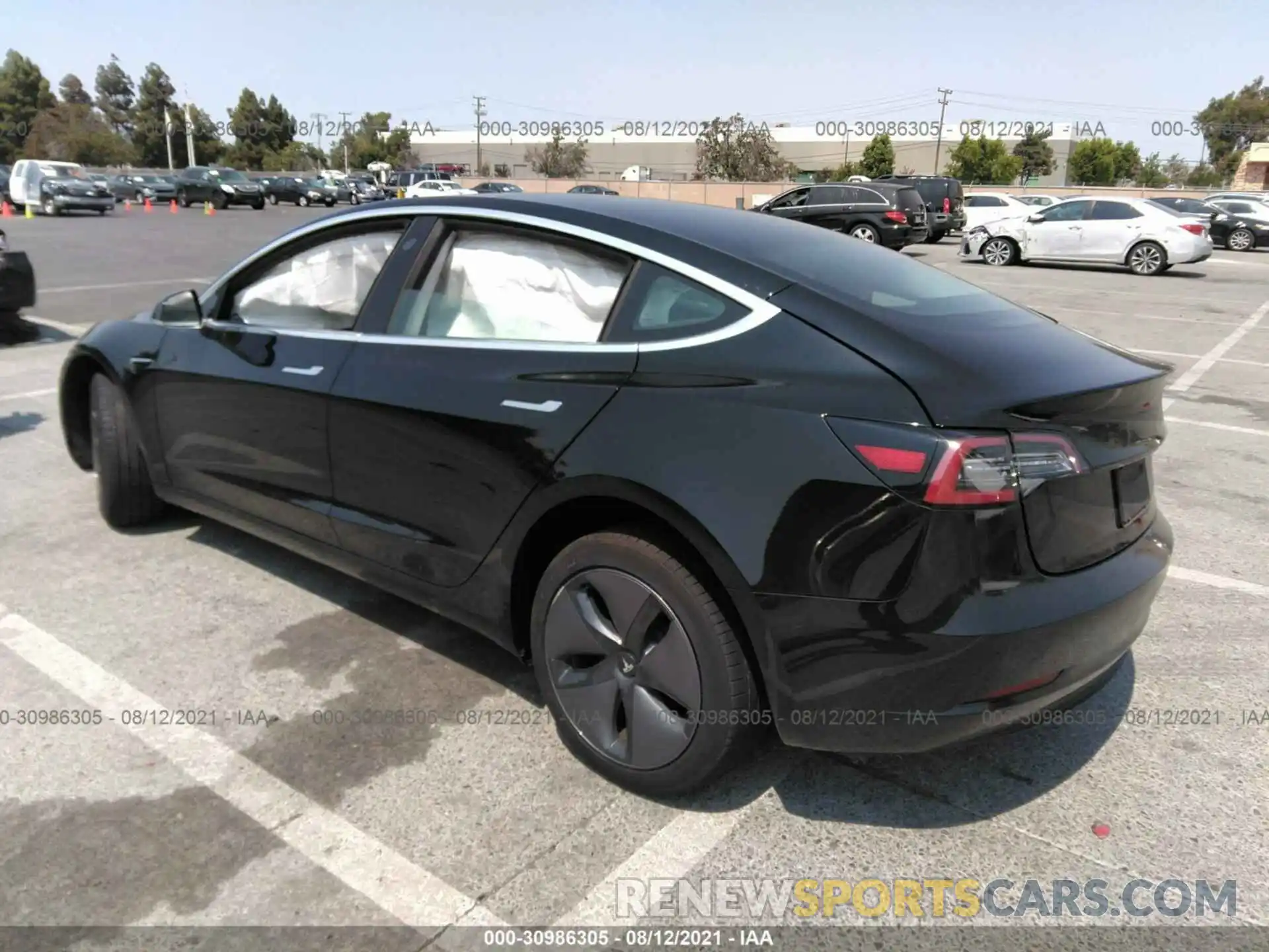 3 Photograph of a damaged car 5YJ3E1EA0LF745682 TESLA MODEL 3 2020