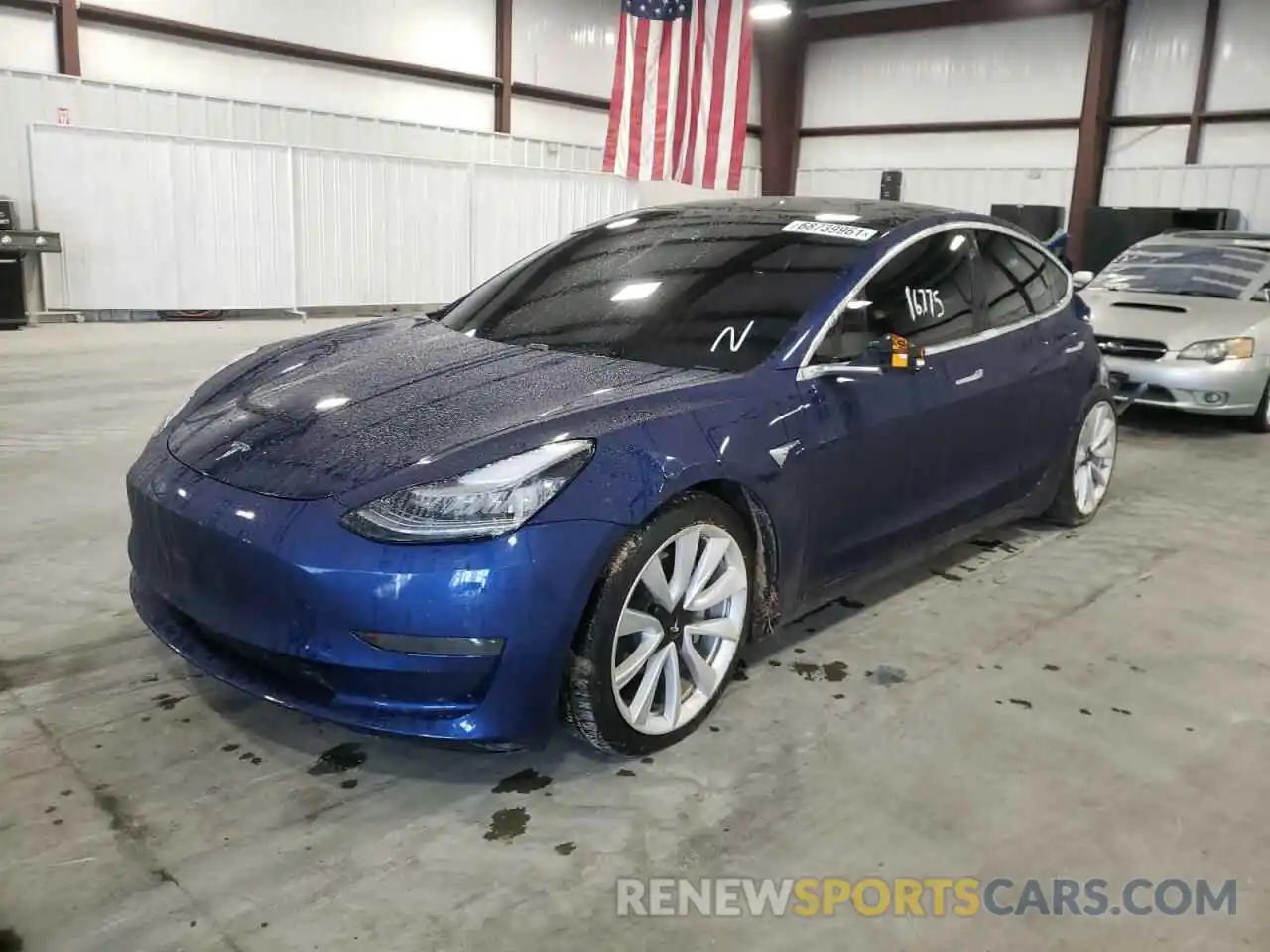 2 Photograph of a damaged car 5YJ3E1EA0LF783817 TESLA MODEL 3 2020