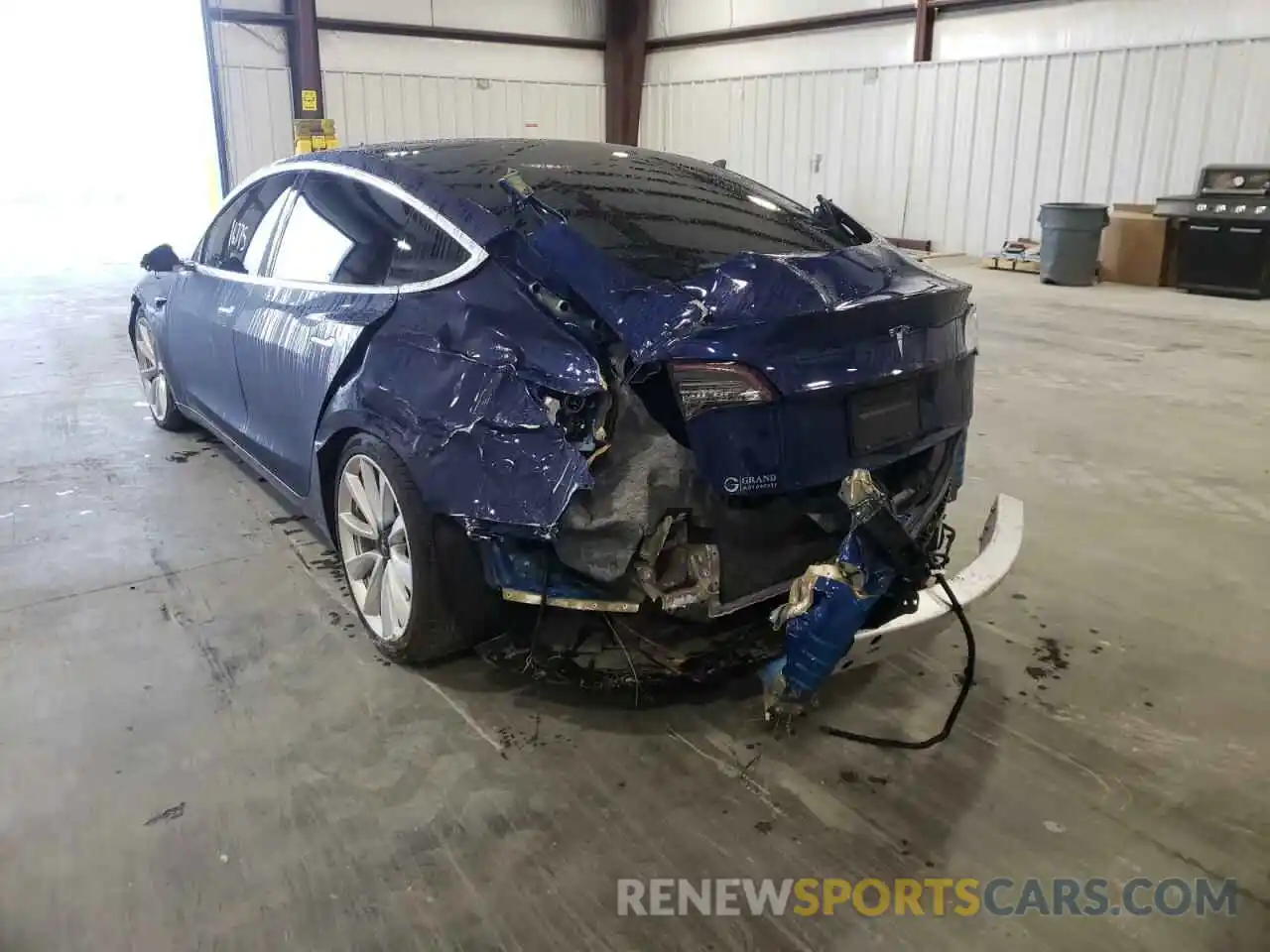 9 Photograph of a damaged car 5YJ3E1EA0LF783817 TESLA MODEL 3 2020