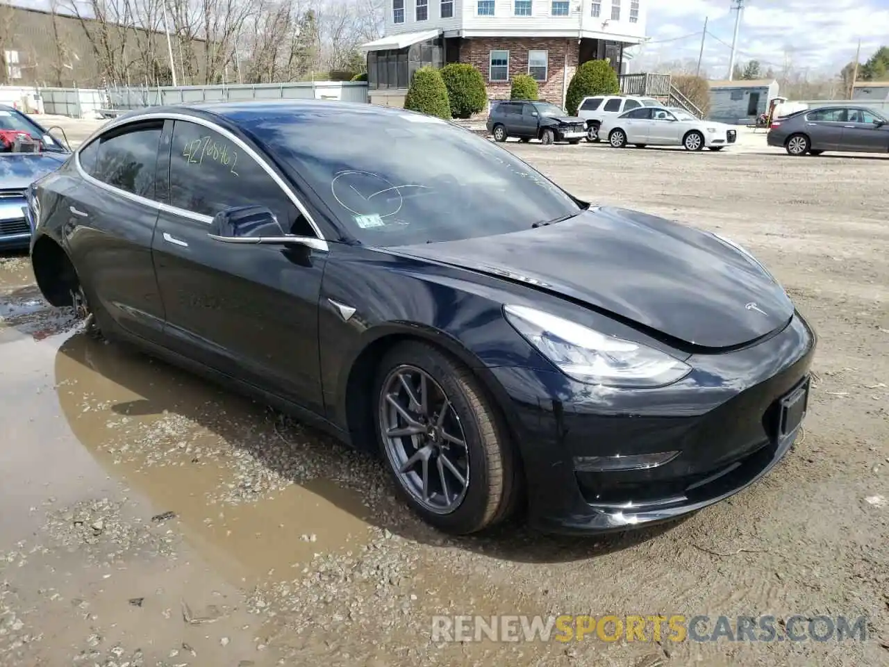 1 Photograph of a damaged car 5YJ3E1EA0LF784756 TESLA MODEL 3 2020