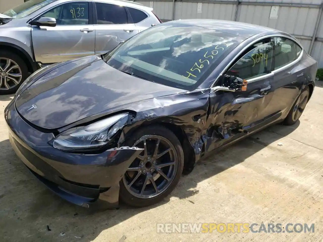 9 Photograph of a damaged car 5YJ3E1EA0LF792260 TESLA MODEL 3 2020