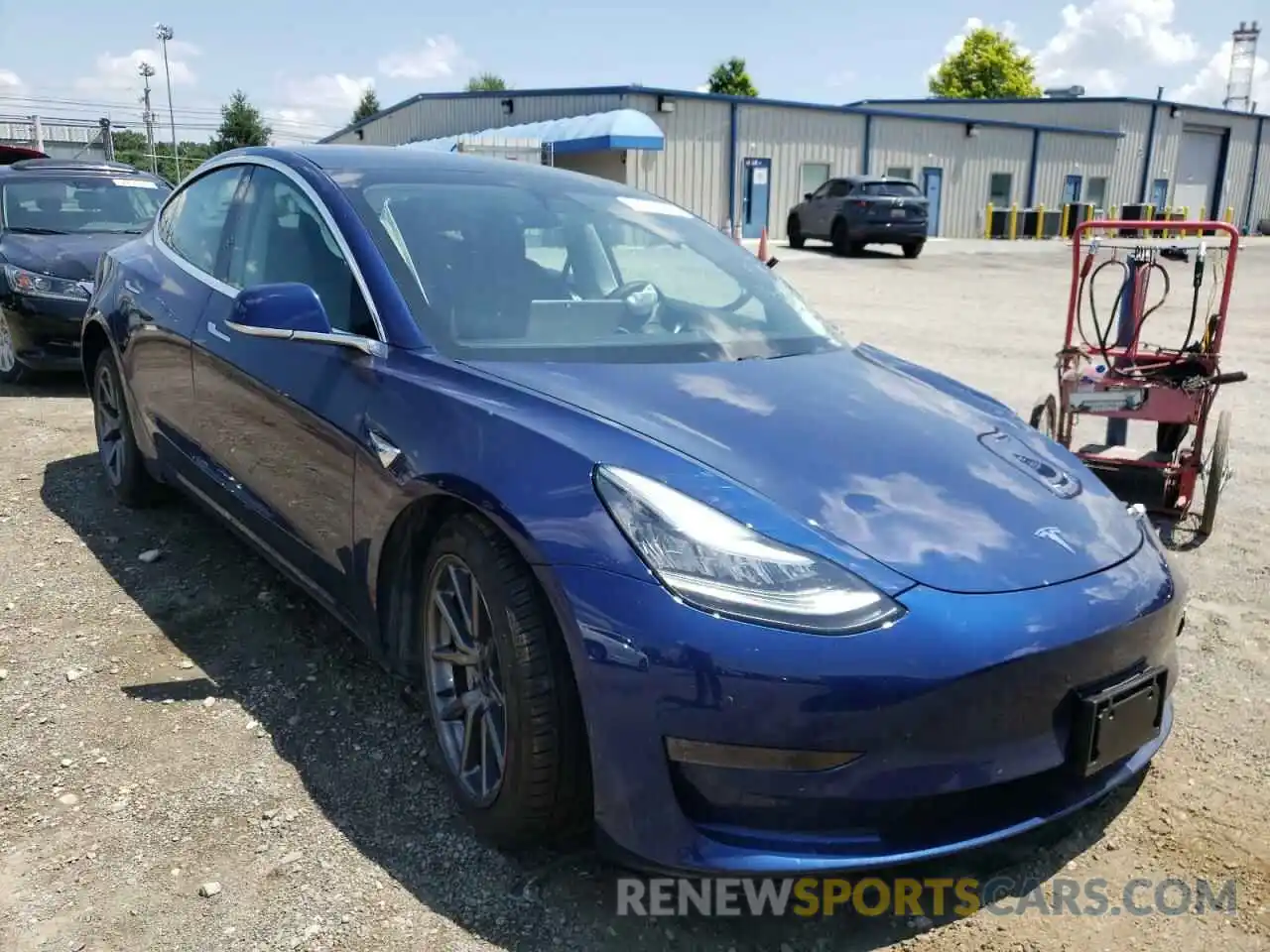 1 Photograph of a damaged car 5YJ3E1EA0LF792386 TESLA MODEL 3 2020