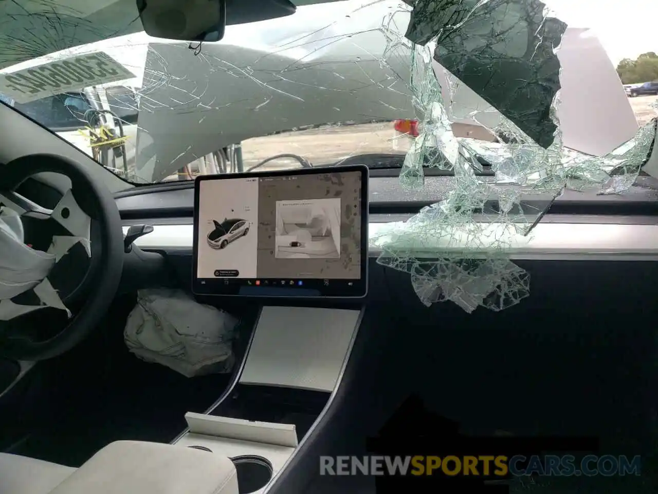 9 Photograph of a damaged car 5YJ3E1EA0LF793425 TESLA MODEL 3 2020