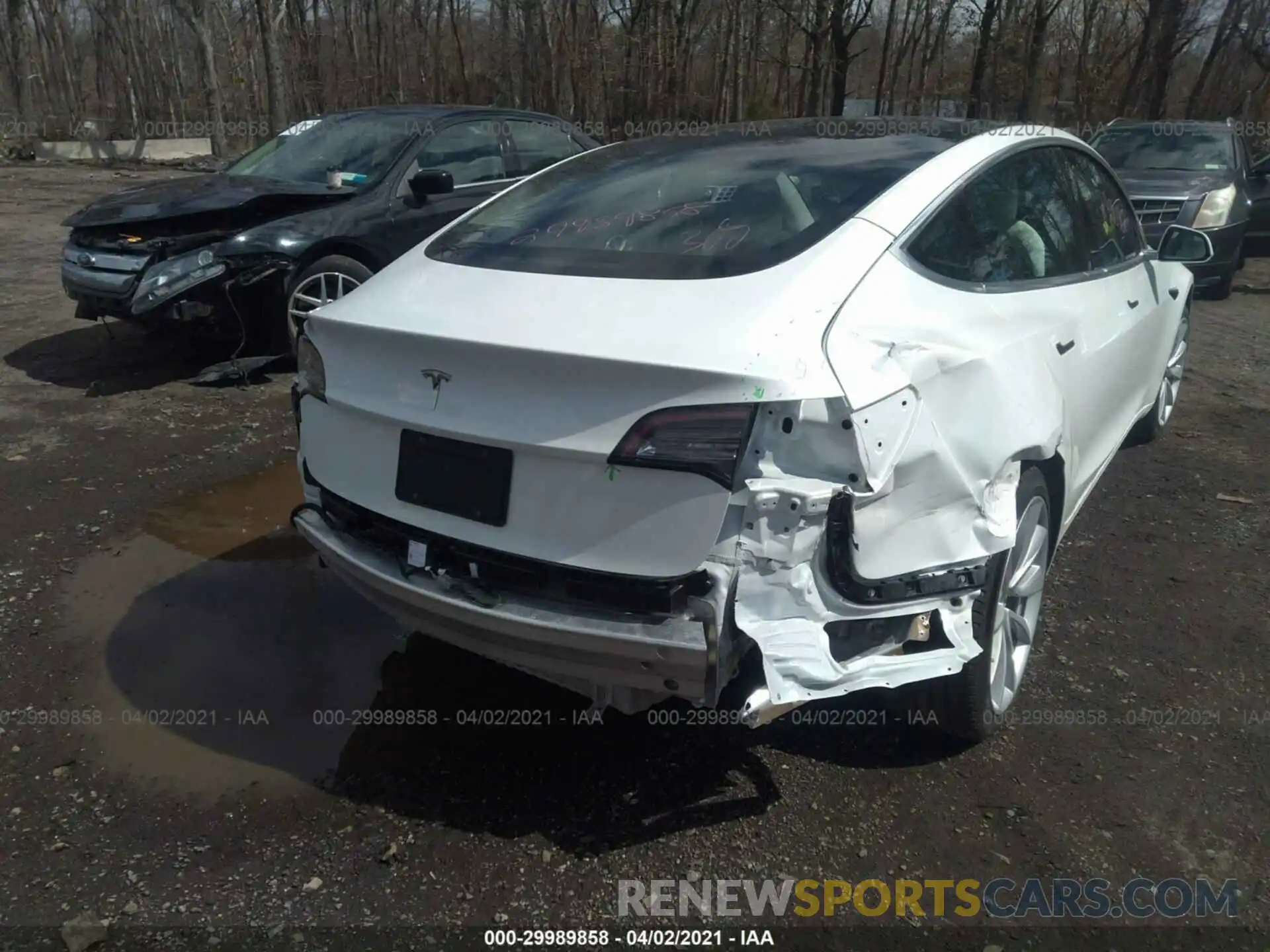 6 Photograph of a damaged car 5YJ3E1EA0LF793473 TESLA MODEL 3 2020