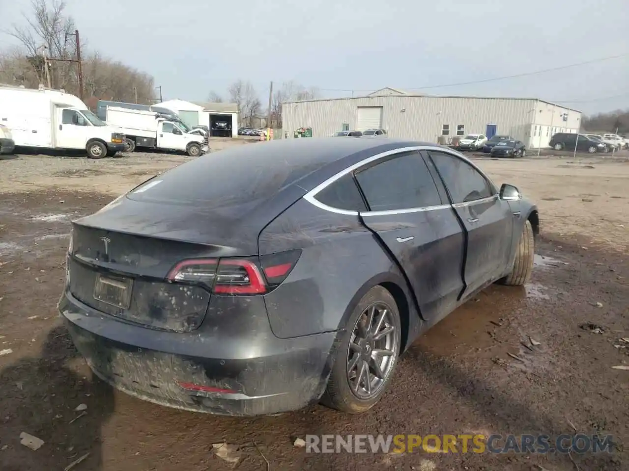 4 Photograph of a damaged car 5YJ3E1EA0LF797667 TESLA MODEL 3 2020