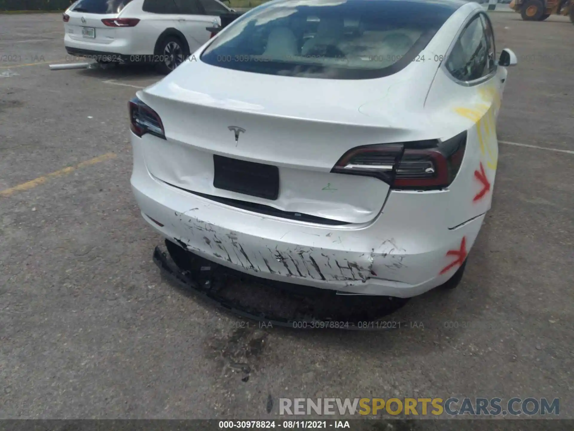 6 Photograph of a damaged car 5YJ3E1EA0LF797863 TESLA MODEL 3 2020