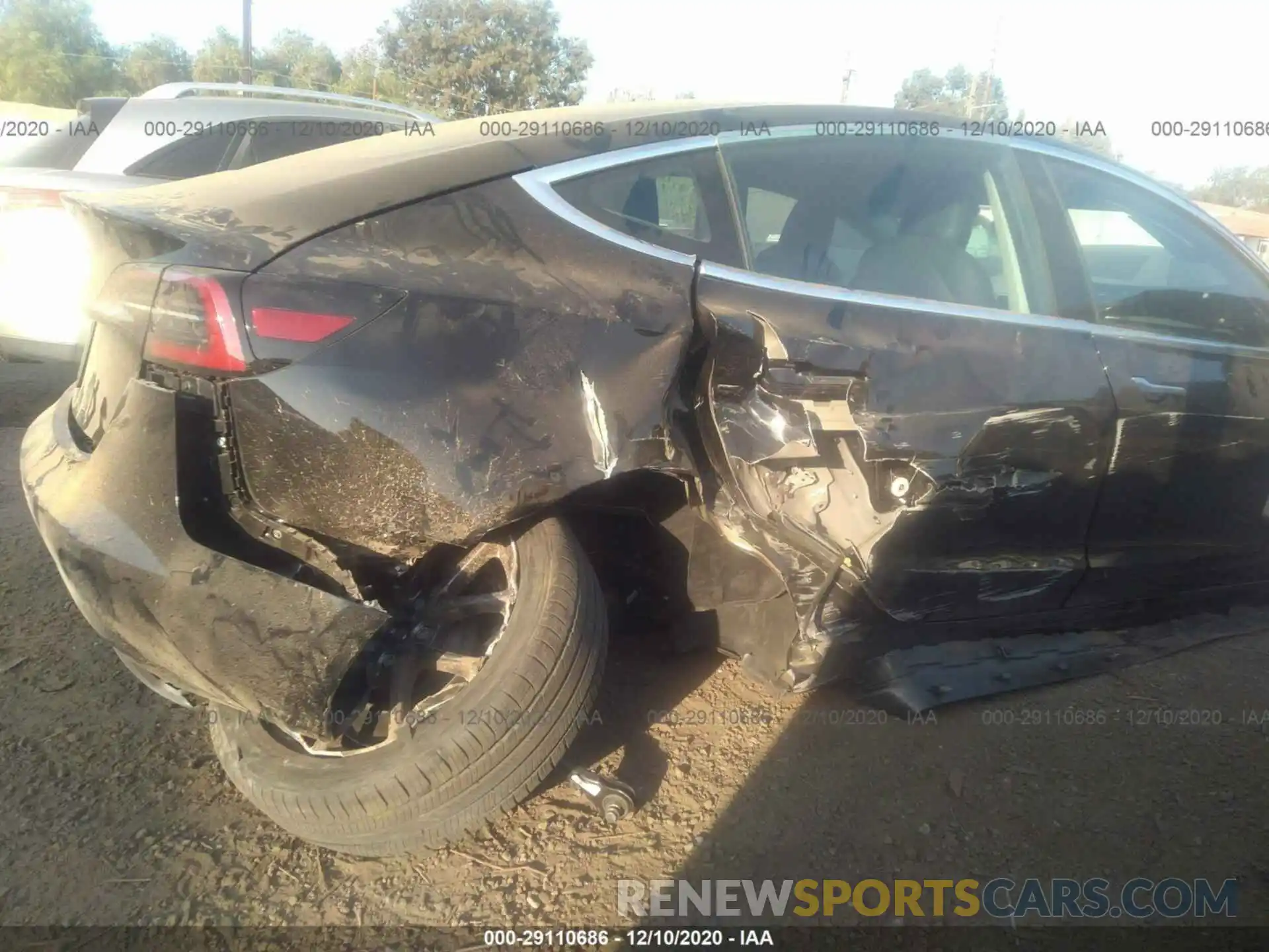 6 Photograph of a damaged car 5YJ3E1EA0LF798804 TESLA MODEL 3 2020