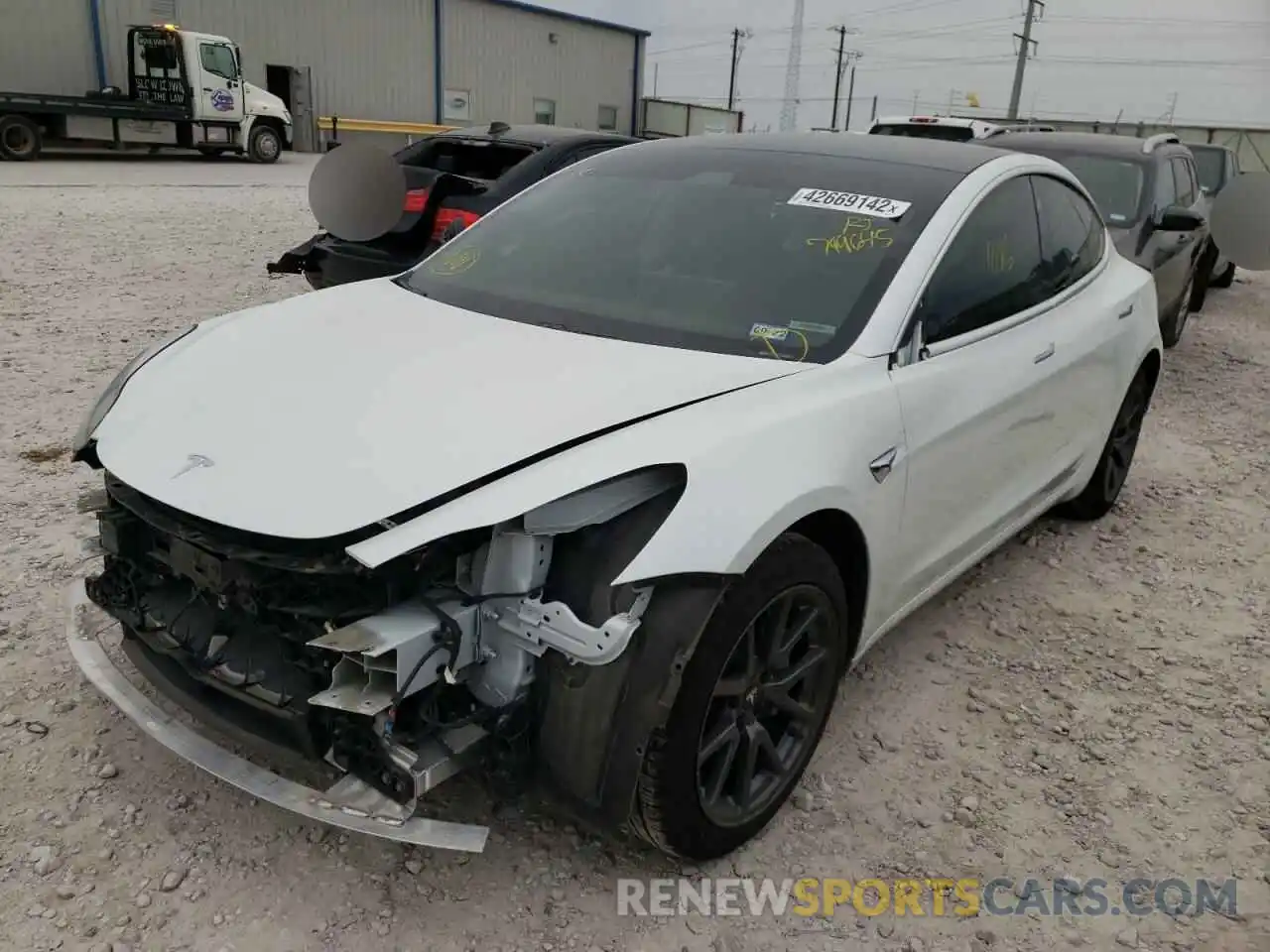 2 Фотография поврежденного автомобиля 5YJ3E1EA0LF799645 TESLA MODEL 3 2020