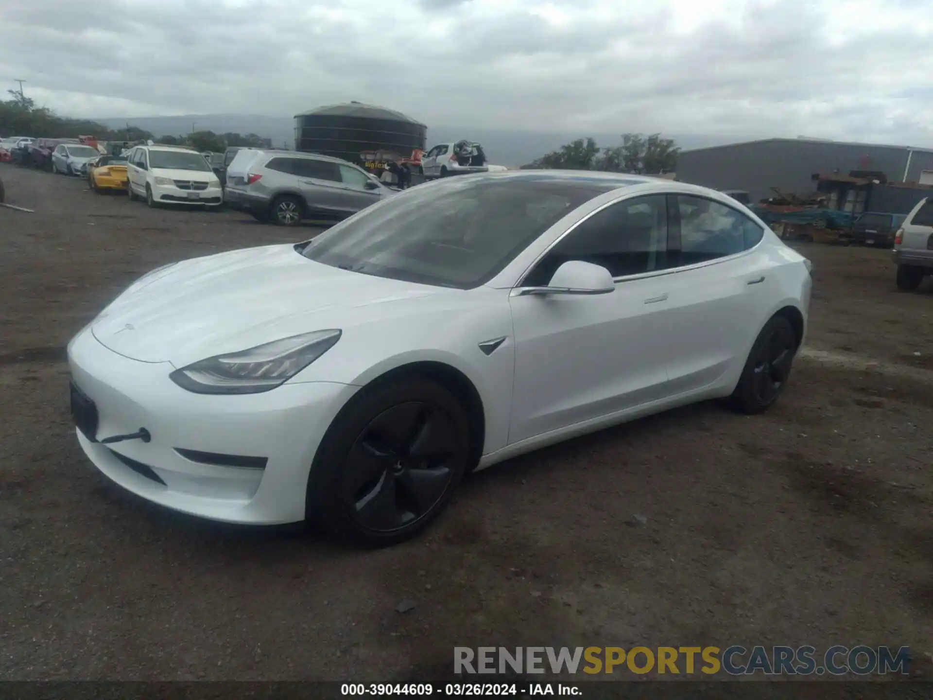 2 Photograph of a damaged car 5YJ3E1EA1LF597820 TESLA MODEL 3 2020