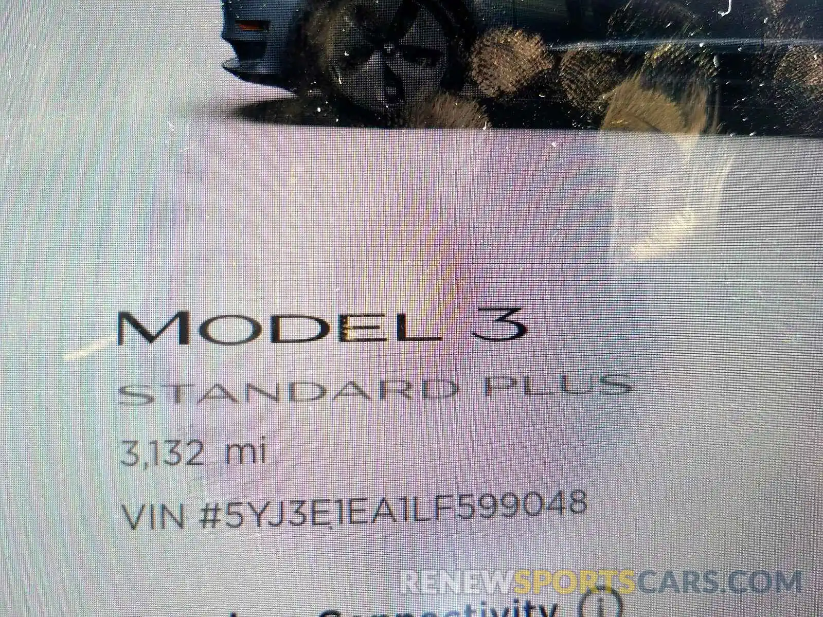 8 Photograph of a damaged car 5YJ3E1EA1LF599048 TESLA MODEL 3 2020