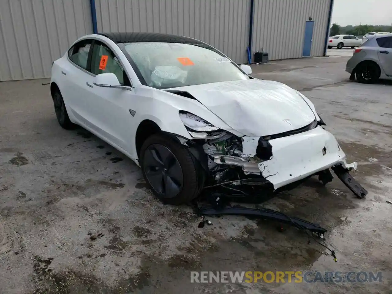 1 Photograph of a damaged car 5YJ3E1EA1LF599213 TESLA MODEL 3 2020