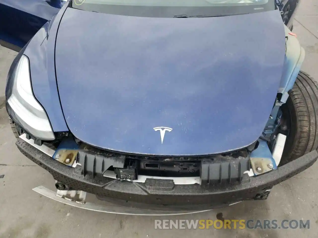 7 Photograph of a damaged car 5YJ3E1EA1LF611828 TESLA MODEL 3 2020