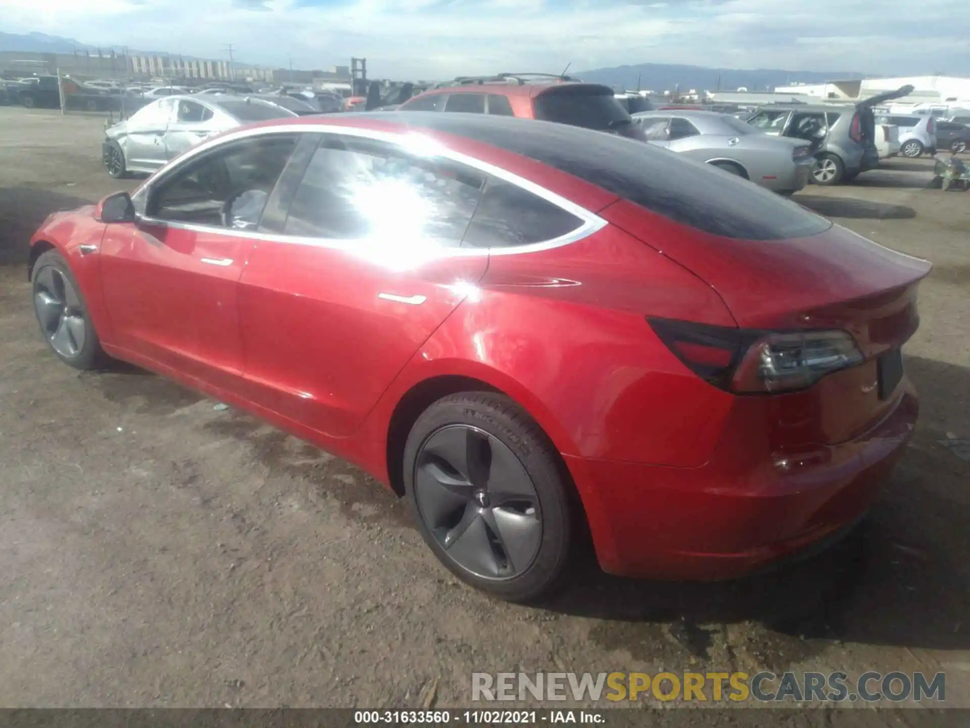 3 Фотография поврежденного автомобиля 5YJ3E1EA1LF613854 TESLA MODEL 3 2020