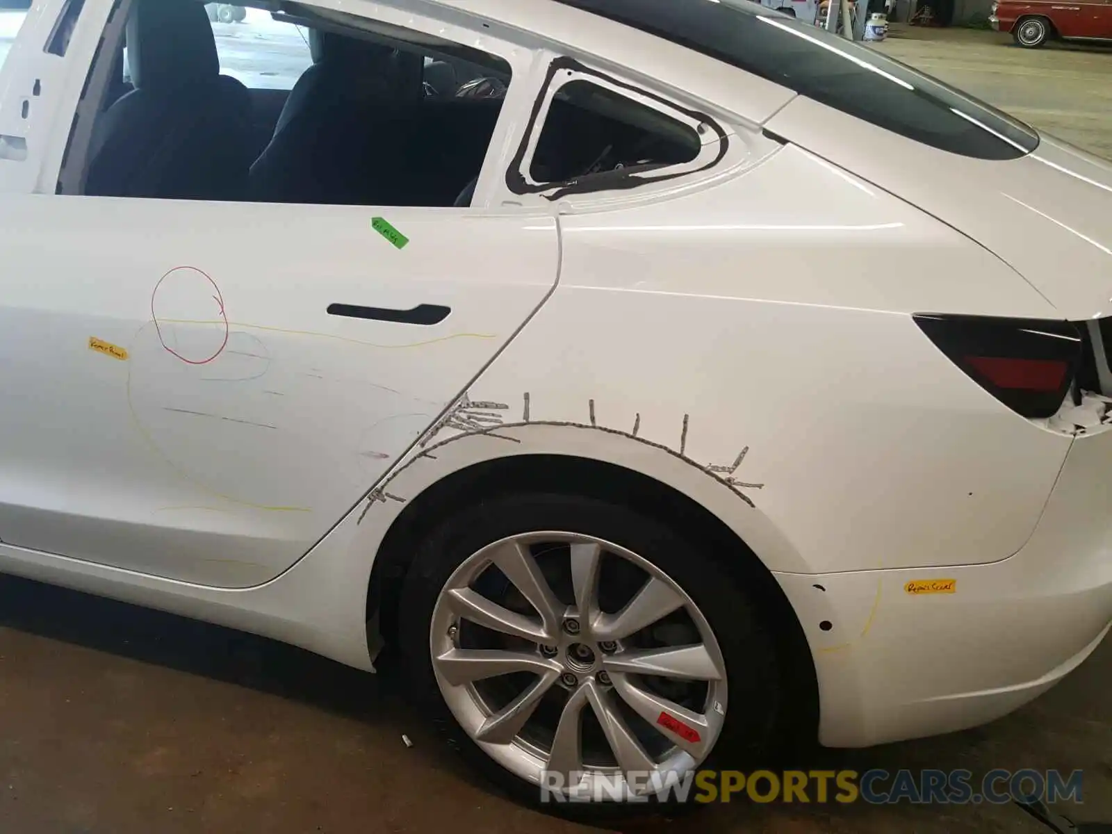 9 Photograph of a damaged car 5YJ3E1EA1LF614471 TESLA MODEL 3 2020