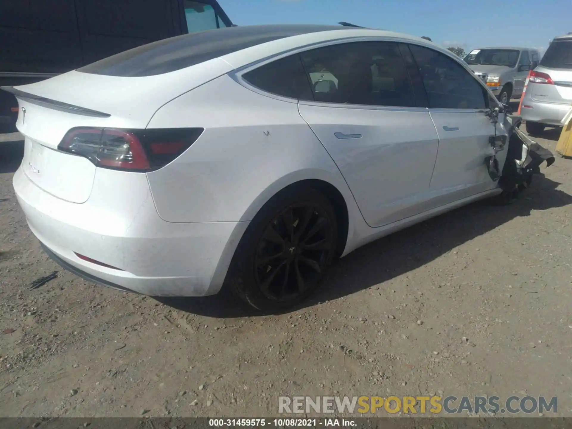 4 Фотография поврежденного автомобиля 5YJ3E1EA1LF614518 TESLA MODEL 3 2020