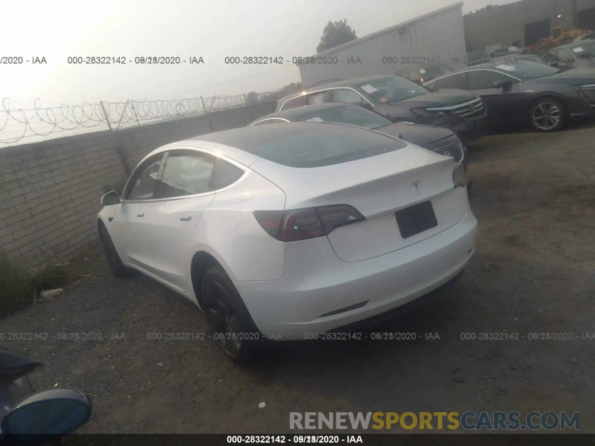 14 Photograph of a damaged car 5YJ3E1EA1LF615264 TESLA MODEL 3 2020