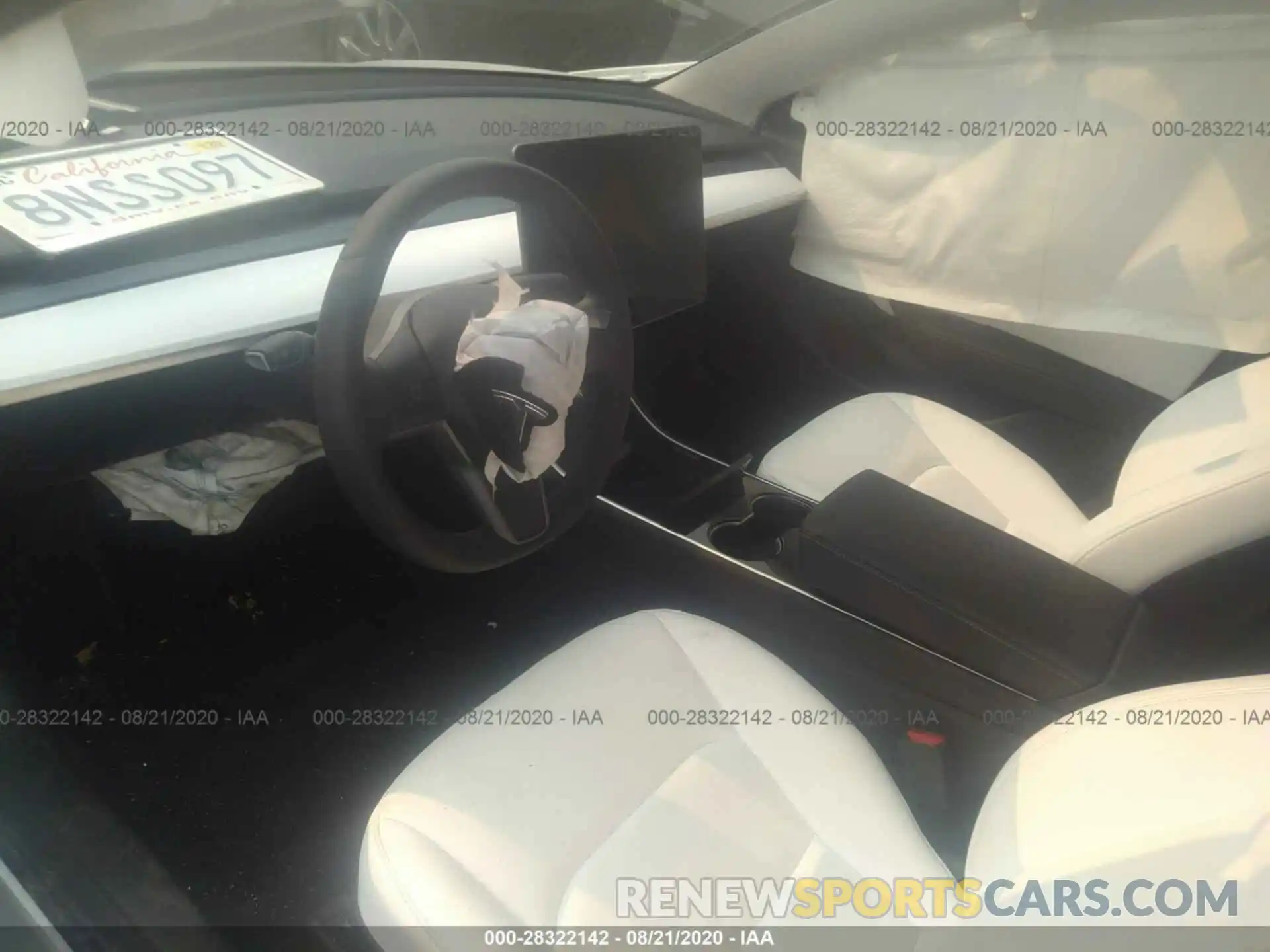 5 Photograph of a damaged car 5YJ3E1EA1LF615264 TESLA MODEL 3 2020