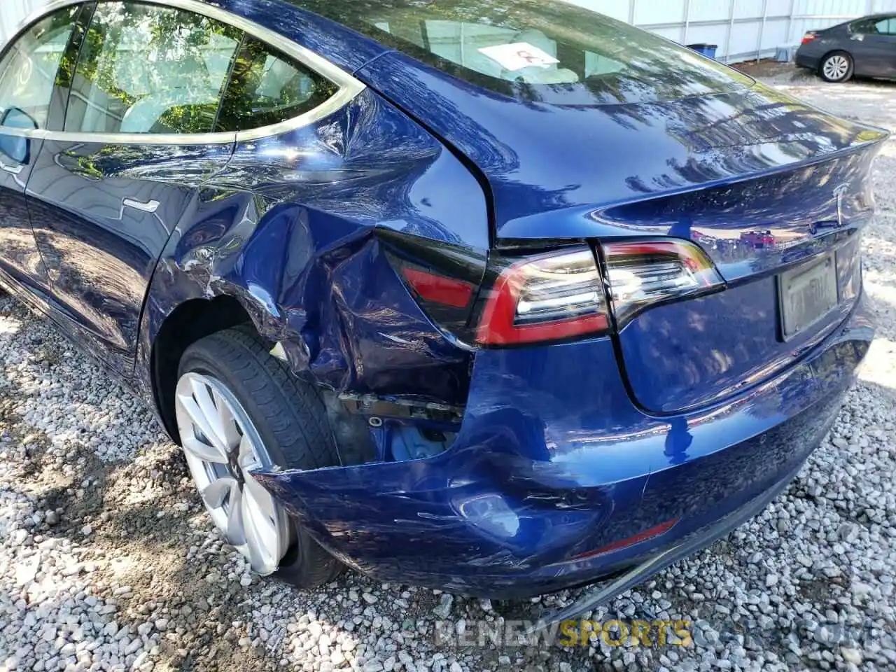 9 Photograph of a damaged car 5YJ3E1EA1LF615832 TESLA MODEL 3 2020