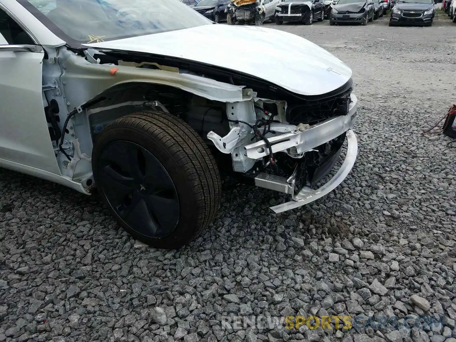 9 Photograph of a damaged car 5YJ3E1EA1LF625468 TESLA MODEL 3 2020