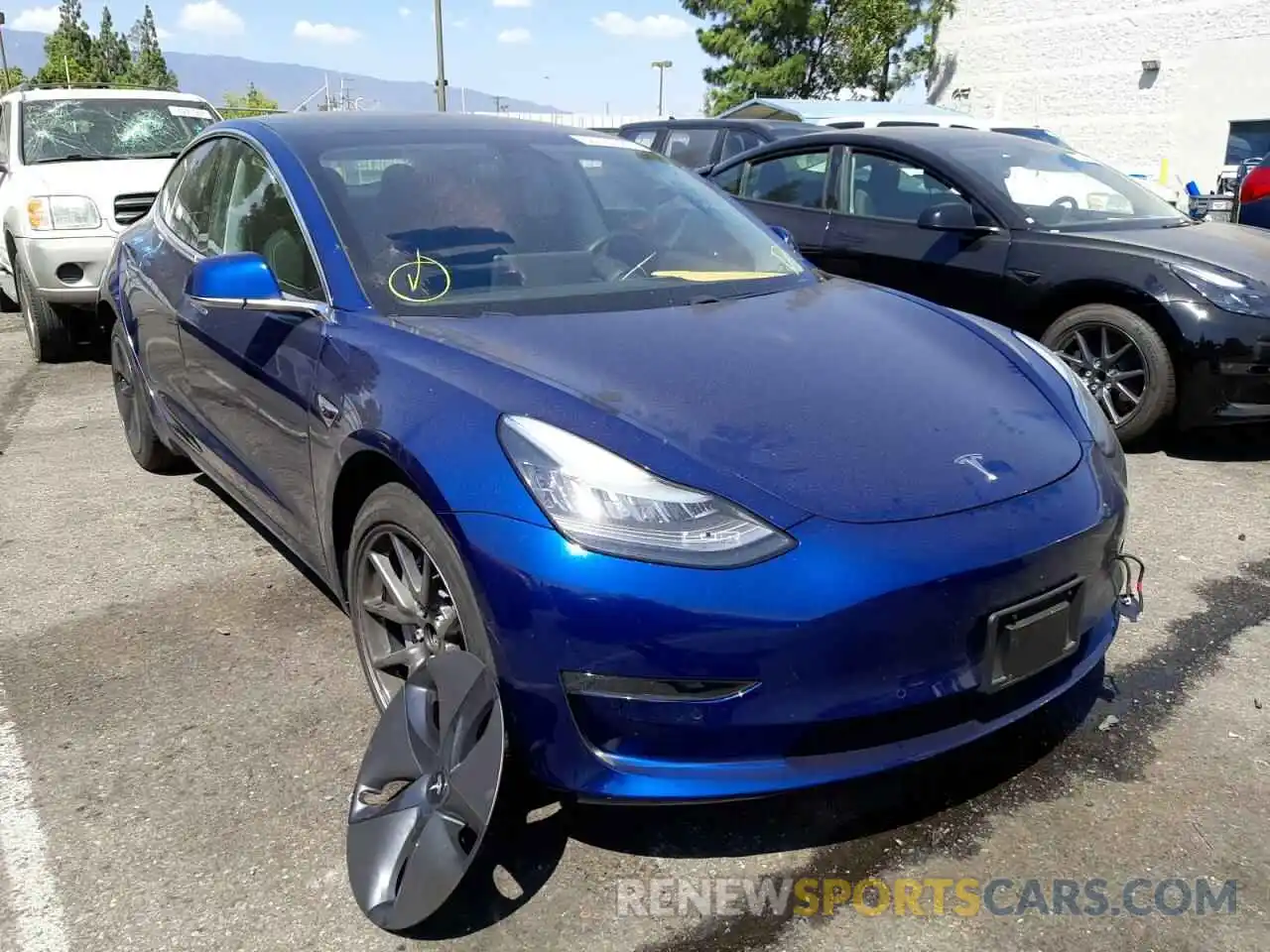 1 Фотография поврежденного автомобиля 5YJ3E1EA1LF631223 TESLA MODEL 3 2020