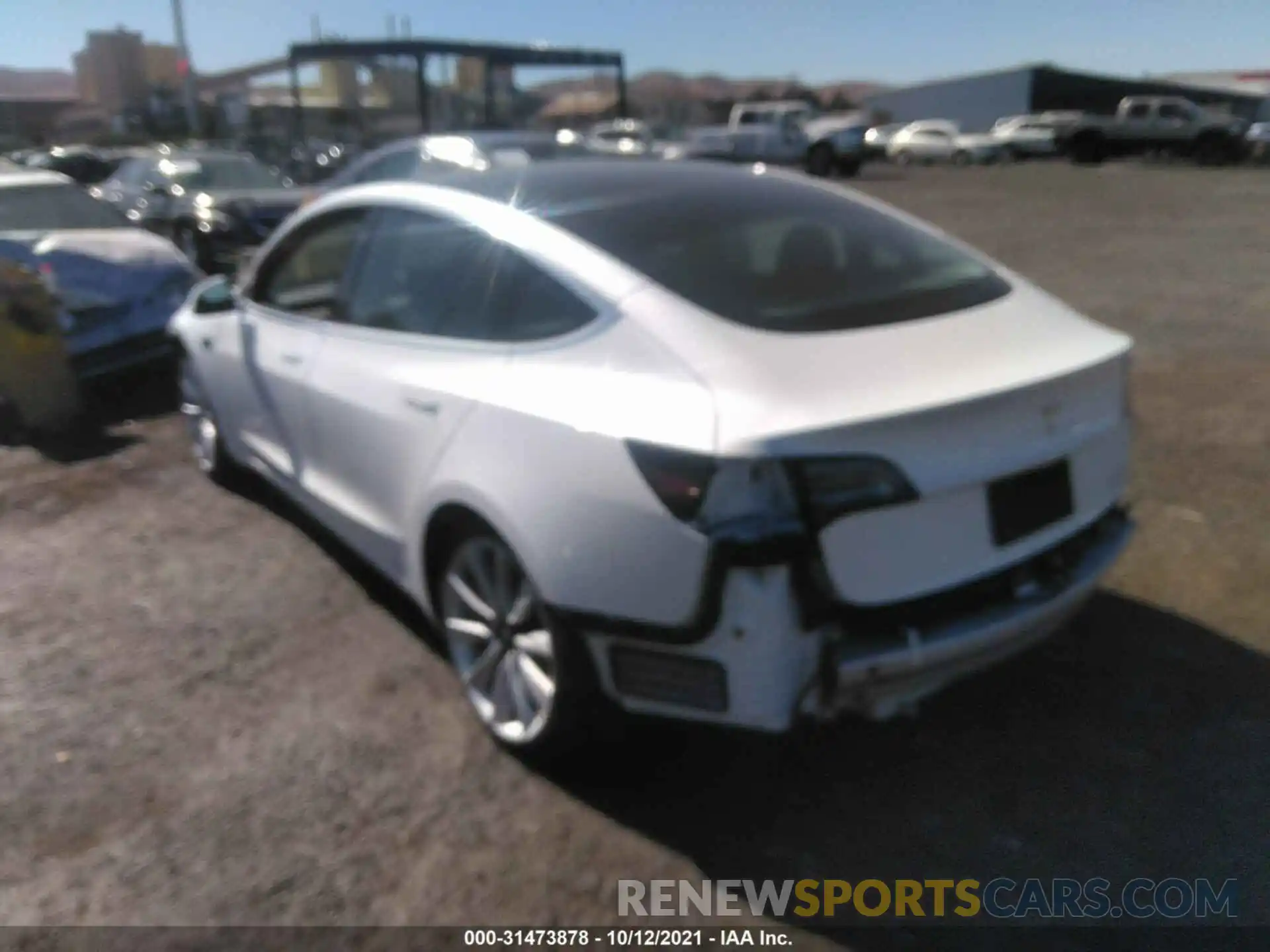 3 Photograph of a damaged car 5YJ3E1EA1LF634249 TESLA MODEL 3 2020