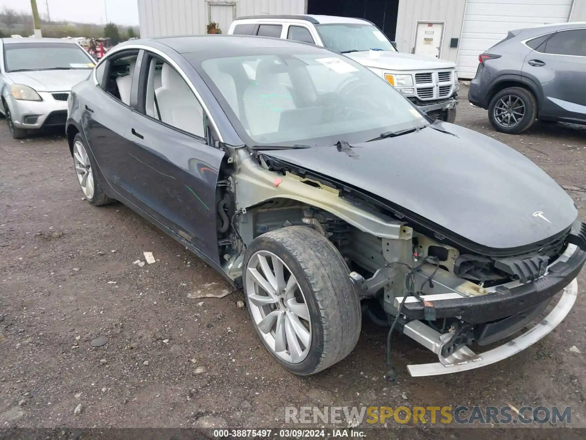 22 Photograph of a damaged car 5YJ3E1EA1LF645946 TESLA MODEL 3 2020