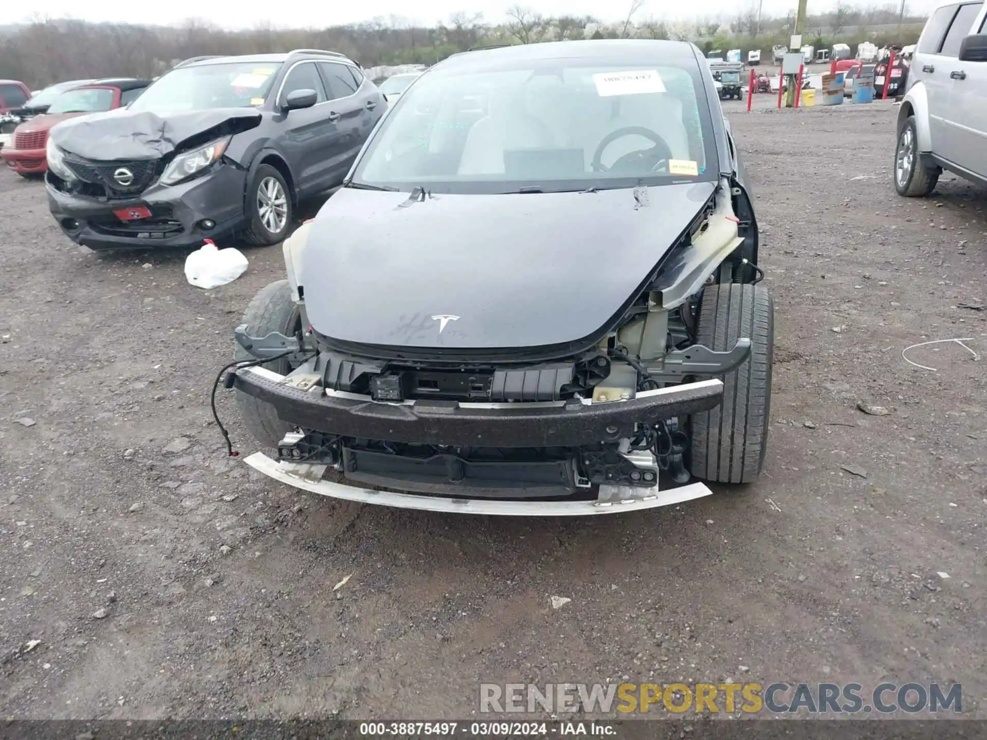 6 Photograph of a damaged car 5YJ3E1EA1LF645946 TESLA MODEL 3 2020