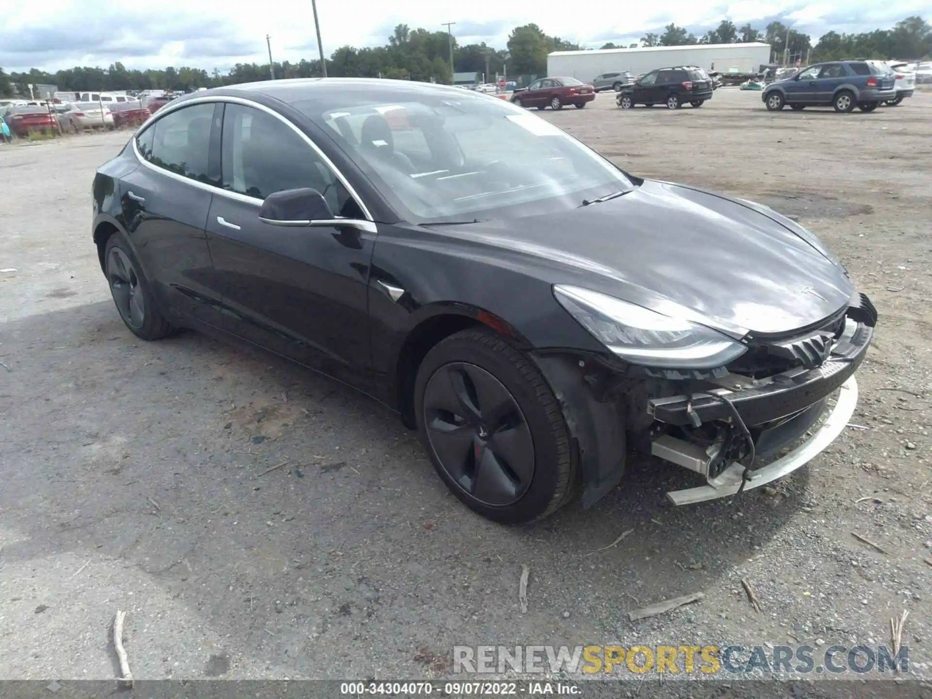 1 Photograph of a damaged car 5YJ3E1EA1LF657613 TESLA MODEL 3 2020