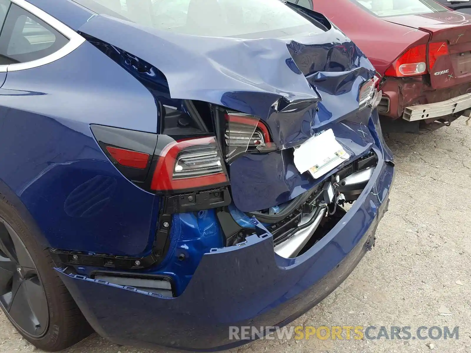 9 Photograph of a damaged car 5YJ3E1EA1LF658406 TESLA MODEL 3 2020