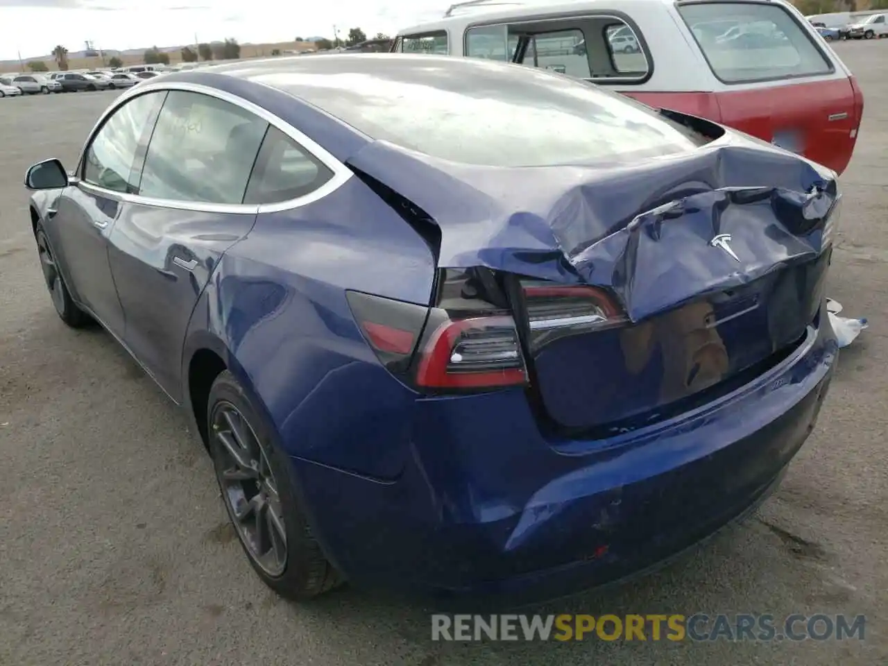 3 Photograph of a damaged car 5YJ3E1EA1LF658485 TESLA MODEL 3 2020