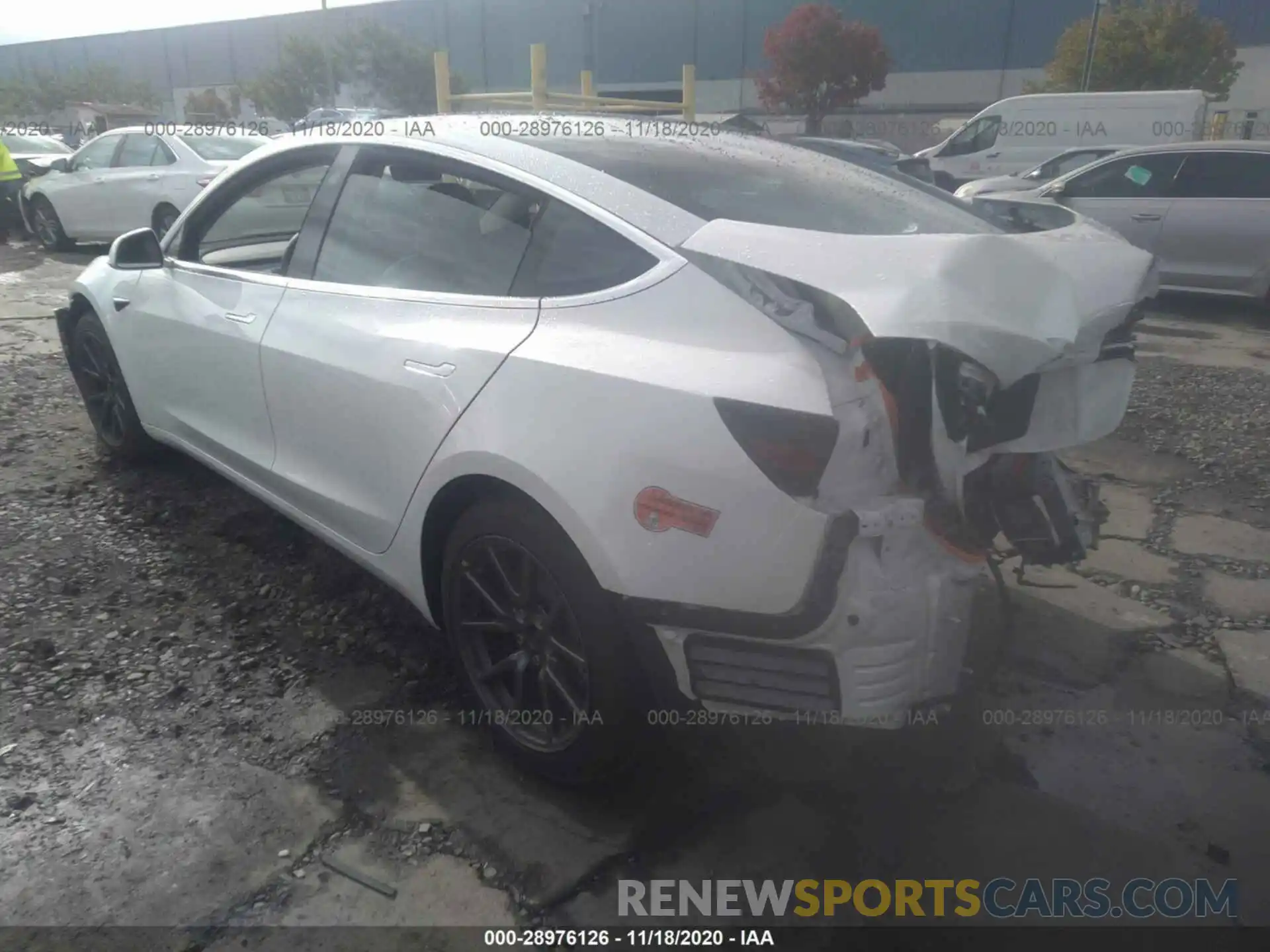 3 Photograph of a damaged car 5YJ3E1EA1LF660527 TESLA MODEL 3 2020