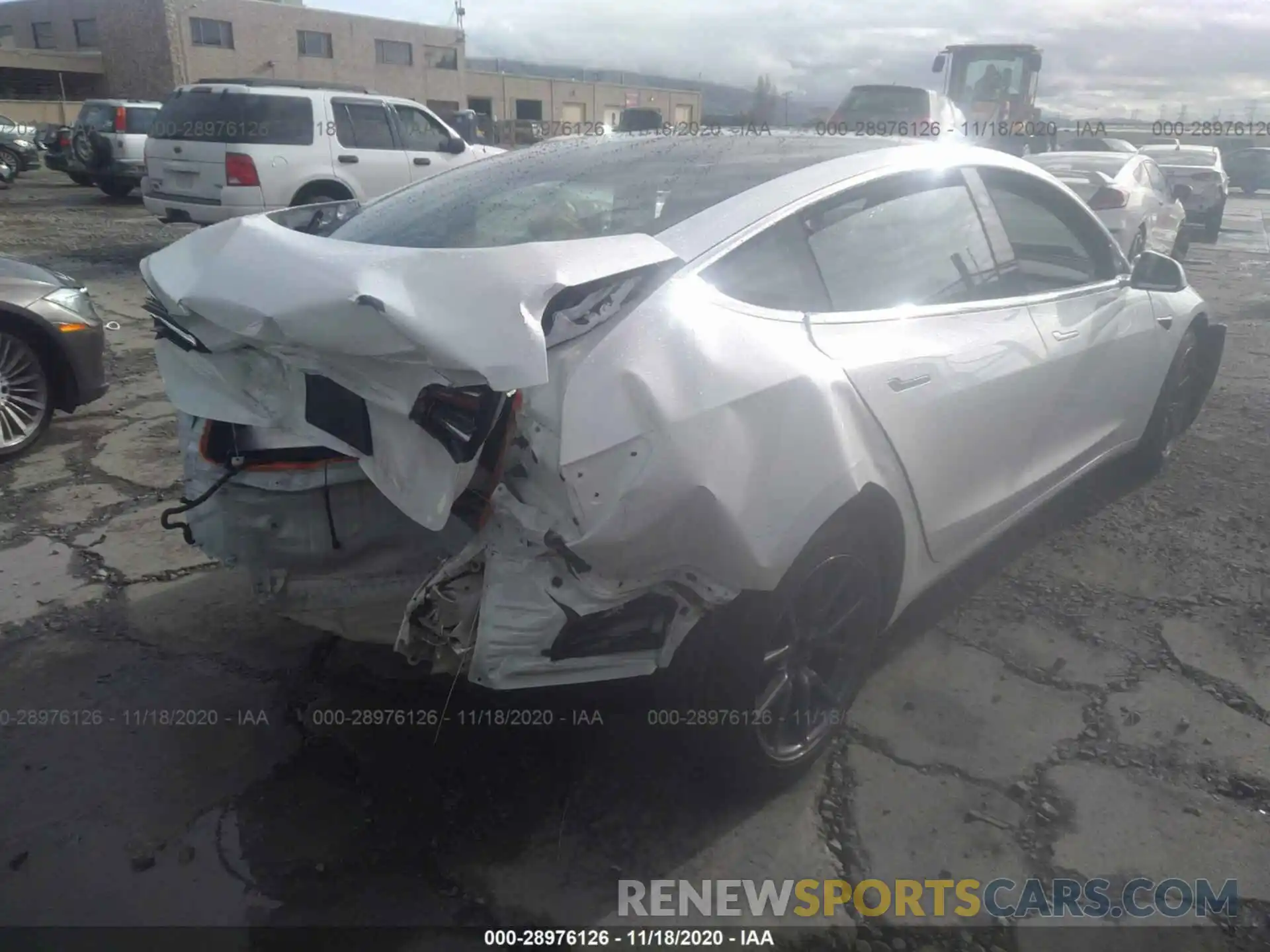 4 Photograph of a damaged car 5YJ3E1EA1LF660527 TESLA MODEL 3 2020