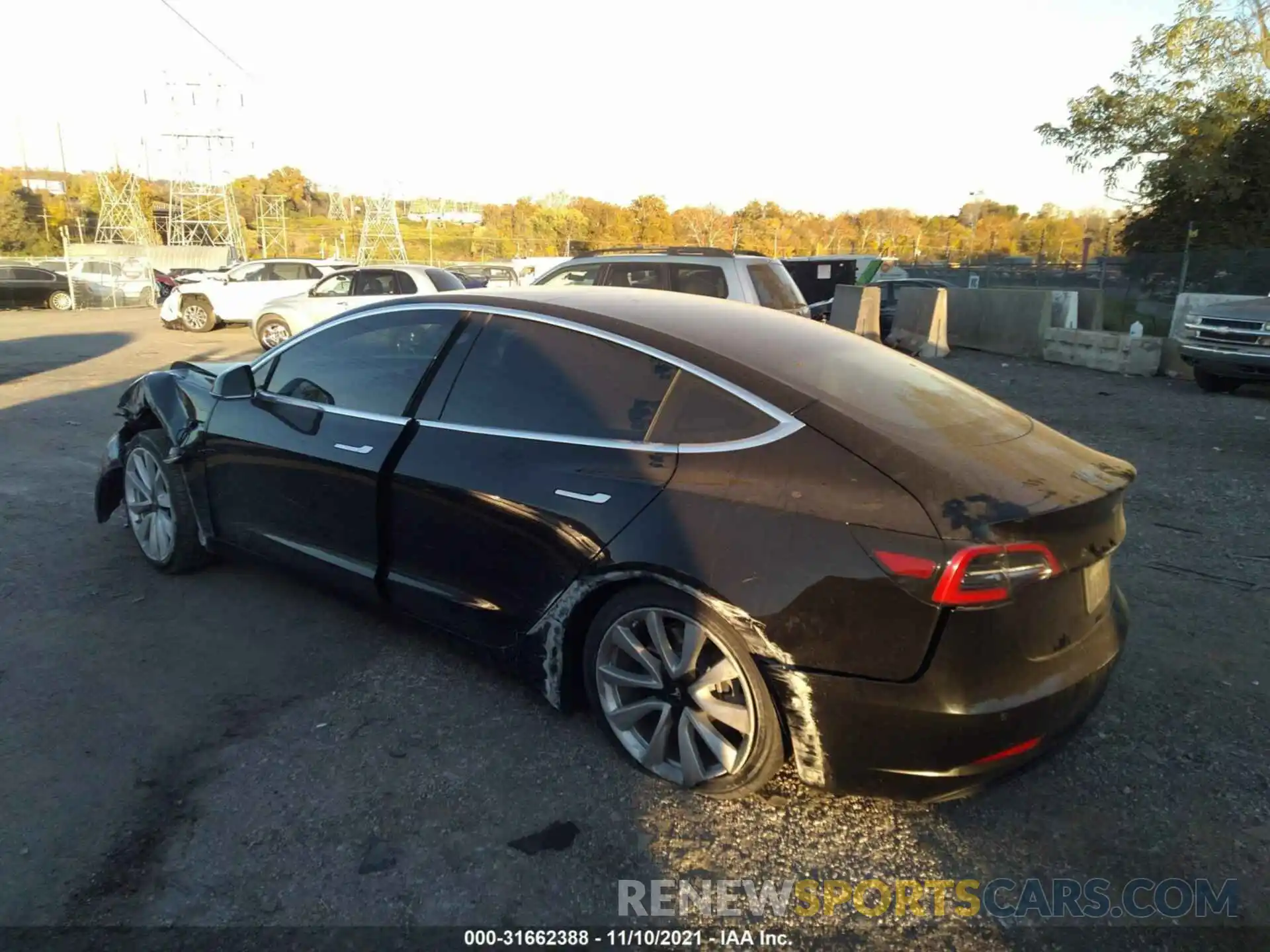 3 Photograph of a damaged car 5YJ3E1EA1LF660897 TESLA MODEL 3 2020