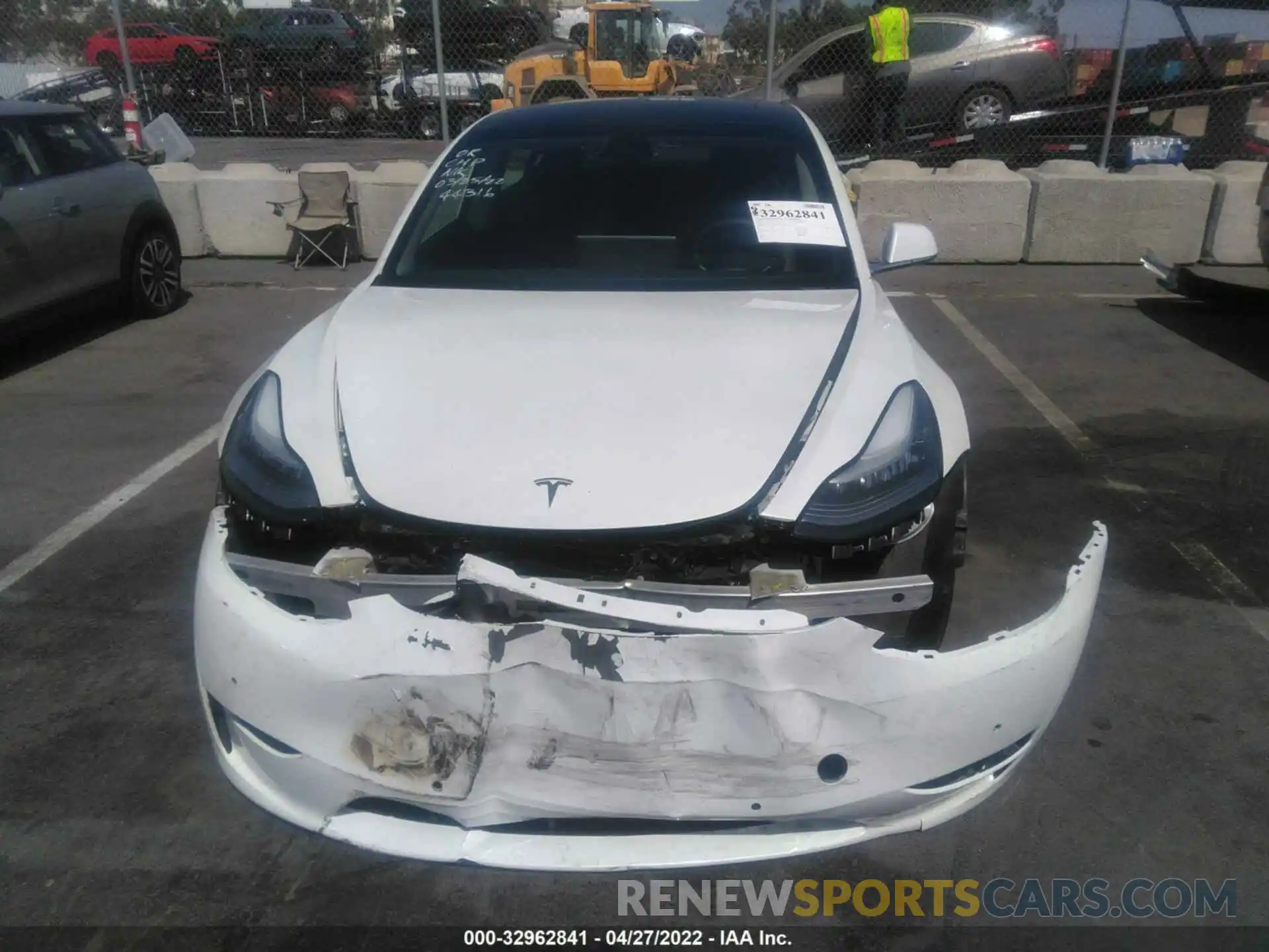 6 Photograph of a damaged car 5YJ3E1EA1LF661628 TESLA MODEL 3 2020