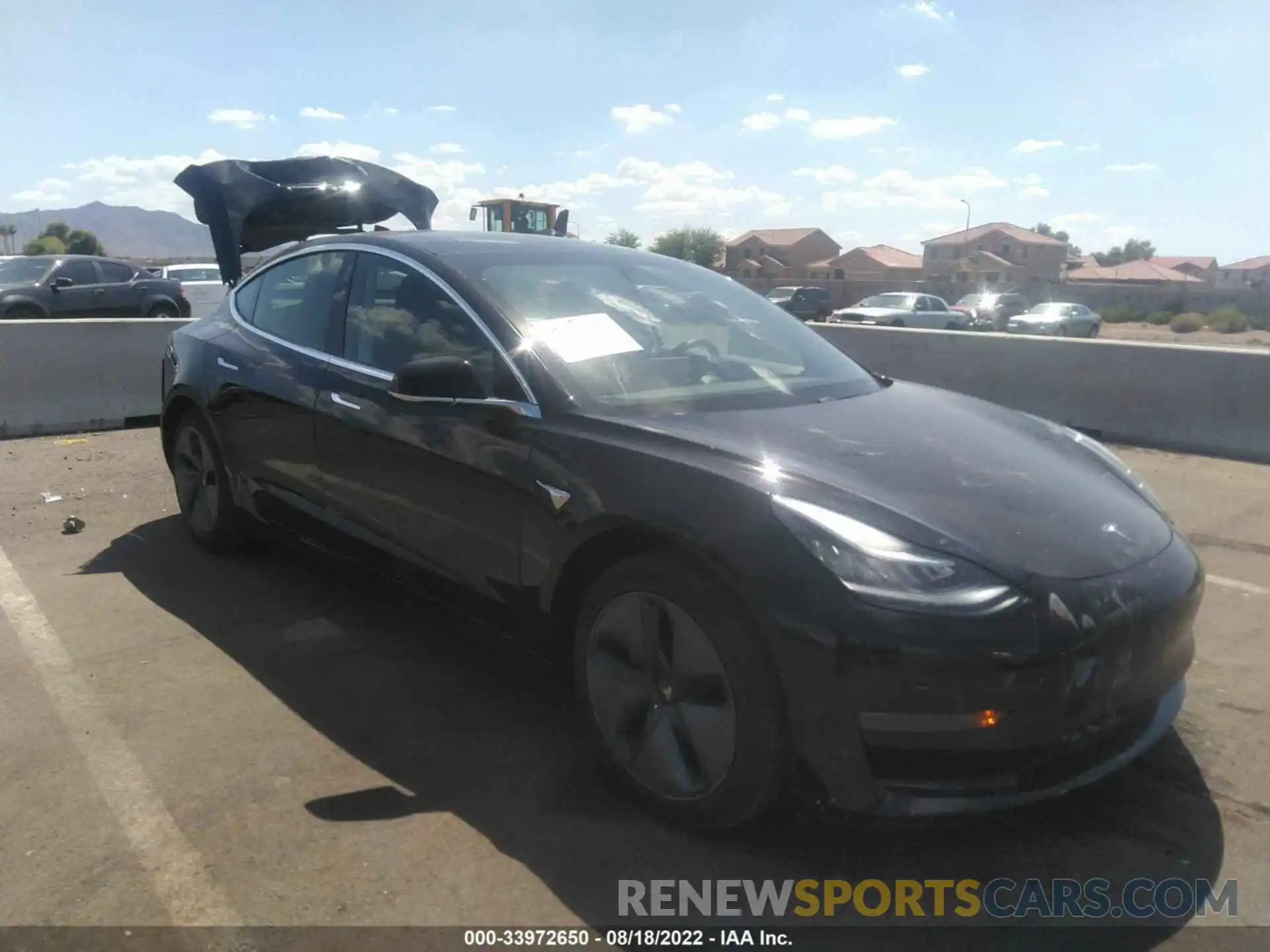 1 Photograph of a damaged car 5YJ3E1EA1LF704431 TESLA MODEL 3 2020