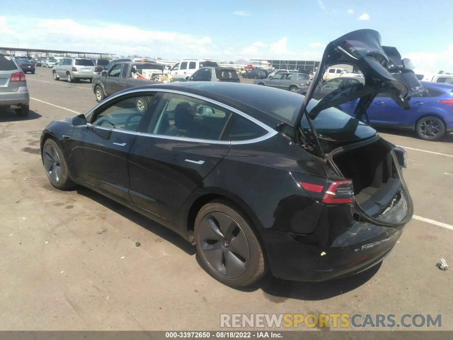 3 Photograph of a damaged car 5YJ3E1EA1LF704431 TESLA MODEL 3 2020