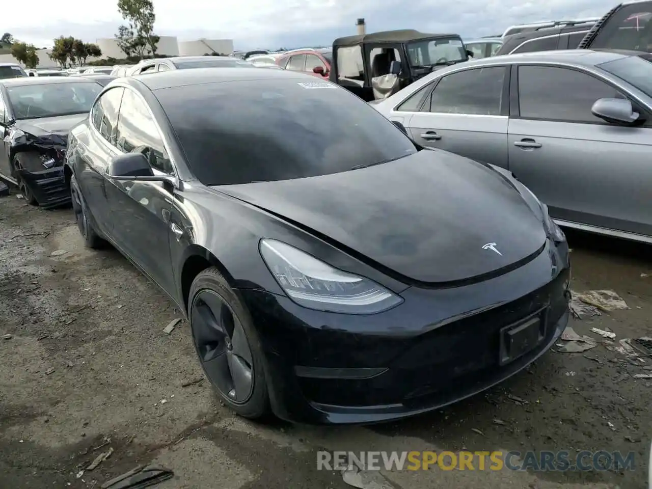 4 Фотография поврежденного автомобиля 5YJ3E1EA1LF704574 TESLA MODEL 3 2020