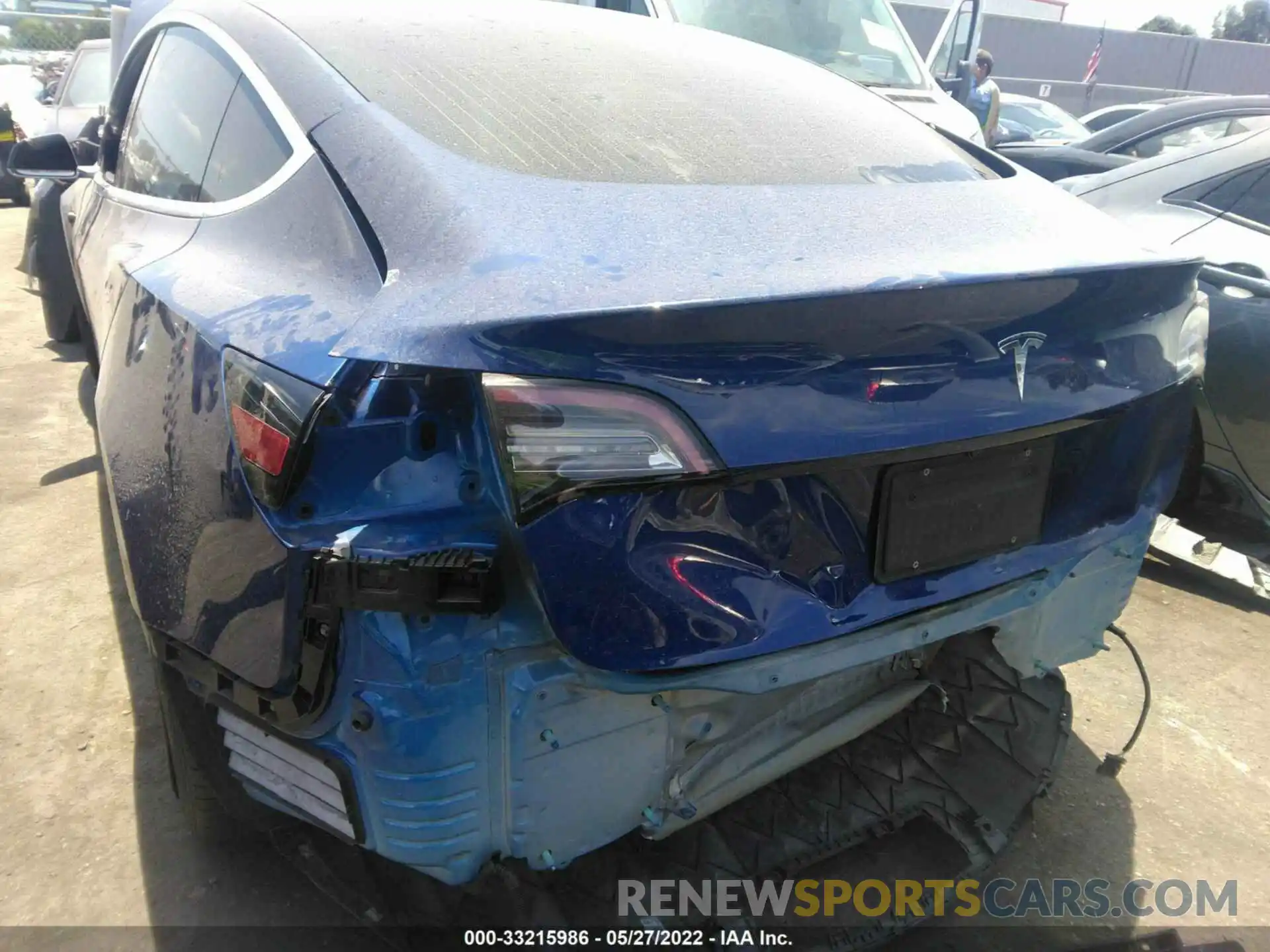 6 Photograph of a damaged car 5YJ3E1EA1LF706048 TESLA MODEL 3 2020