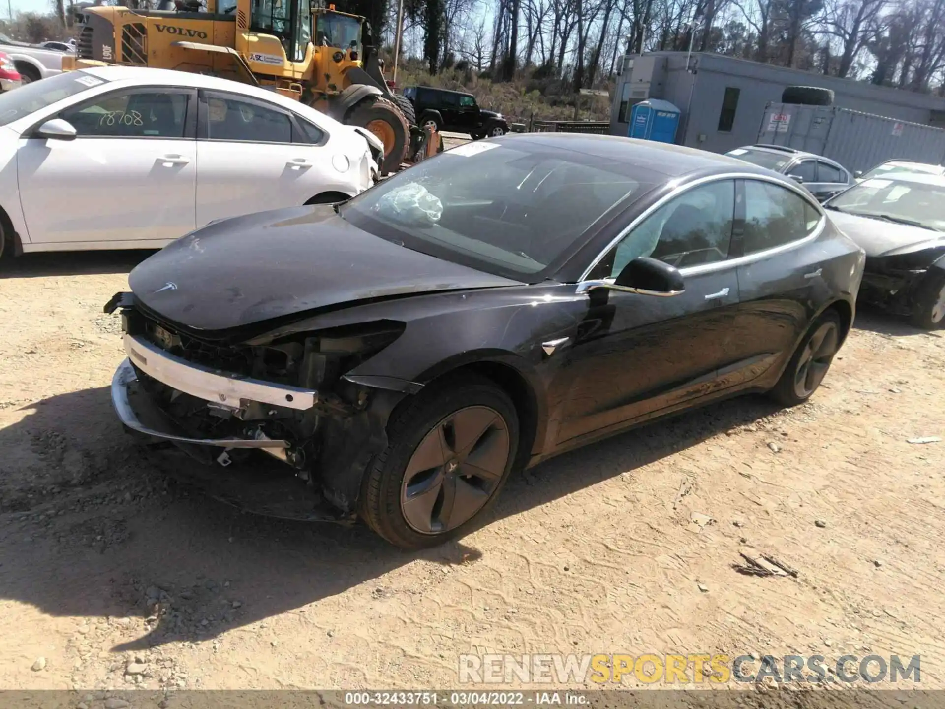 2 Фотография поврежденного автомобиля 5YJ3E1EA1LF736490 TESLA MODEL 3 2020