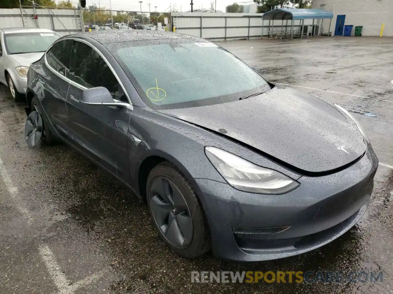 1 Photograph of a damaged car 5YJ3E1EA1LF739390 TESLA MODEL 3 2020