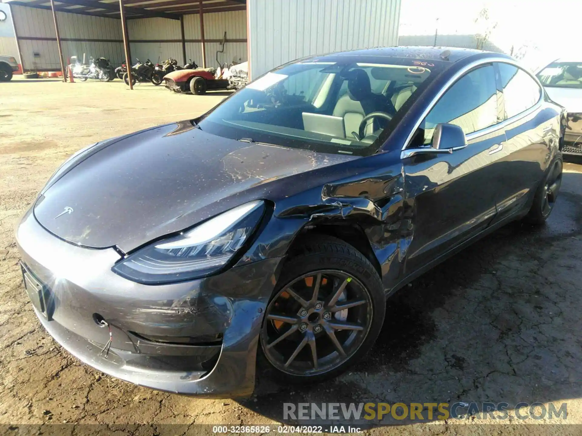 6 Photograph of a damaged car 5YJ3E1EA1LF739437 TESLA MODEL 3 2020