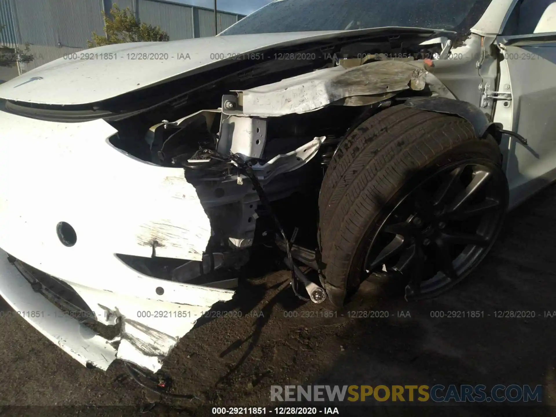 6 Photograph of a damaged car 5YJ3E1EA1LF745318 TESLA MODEL 3 2020